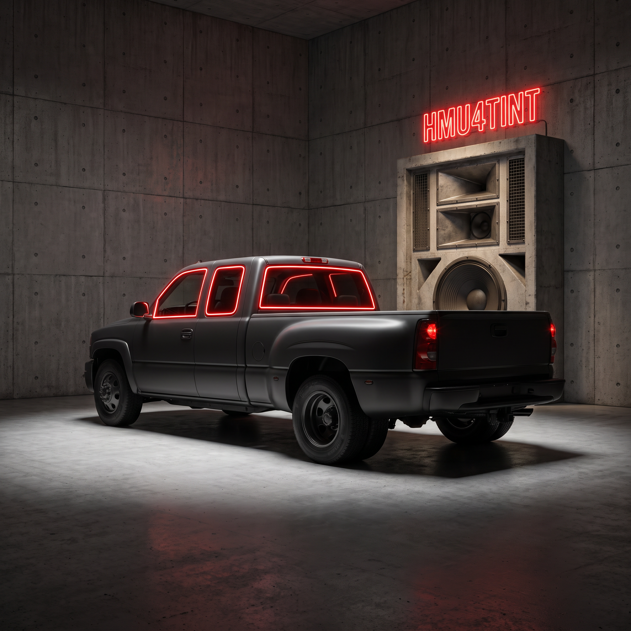 HMU4TINT Precut Ceramic Window Tint Kit for 2001-2006 GMC Sierra 3500 Extended Cab