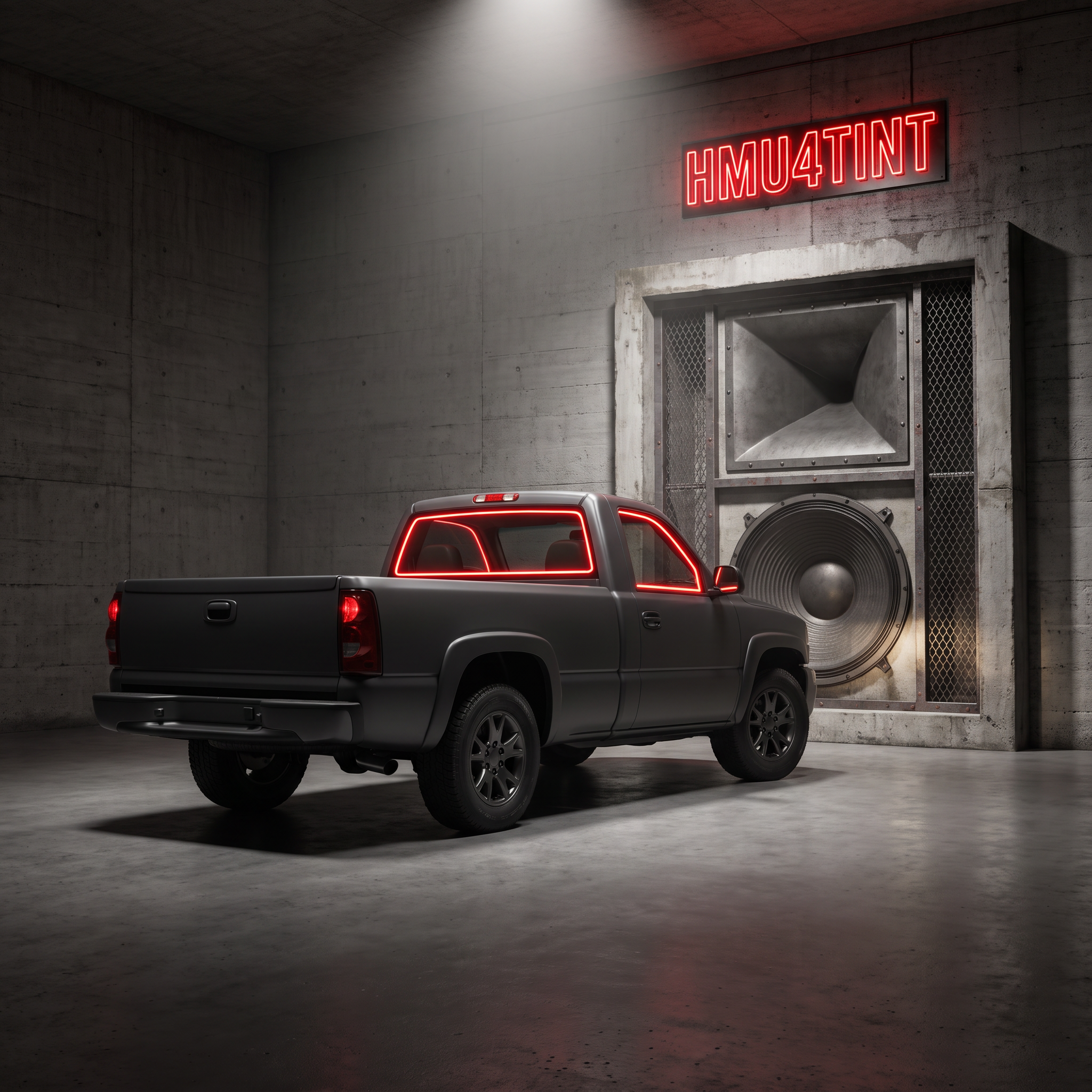 HMU4TINT Precut Ceramic Window Tint Kit for 2001-2006 GMC Sierra 3500 Regular Cab
