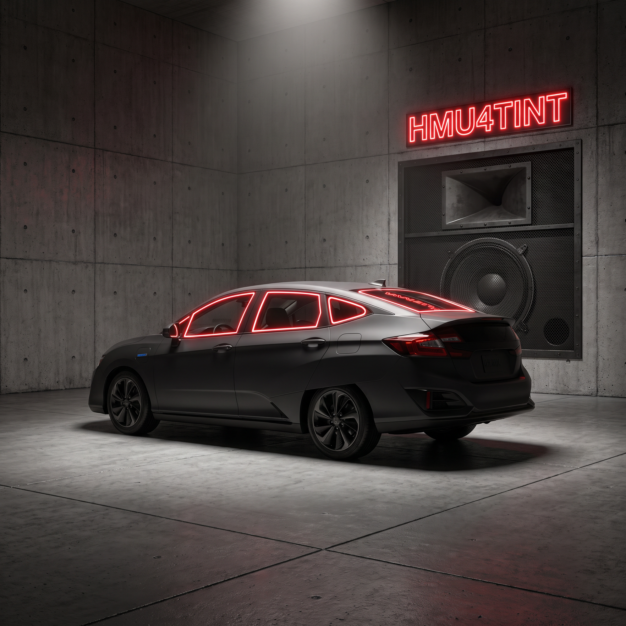 HMU4TINT Precut Ceramic Window Tint Kit for 2018-2021 Honda Clarity Plug-in Hybrid