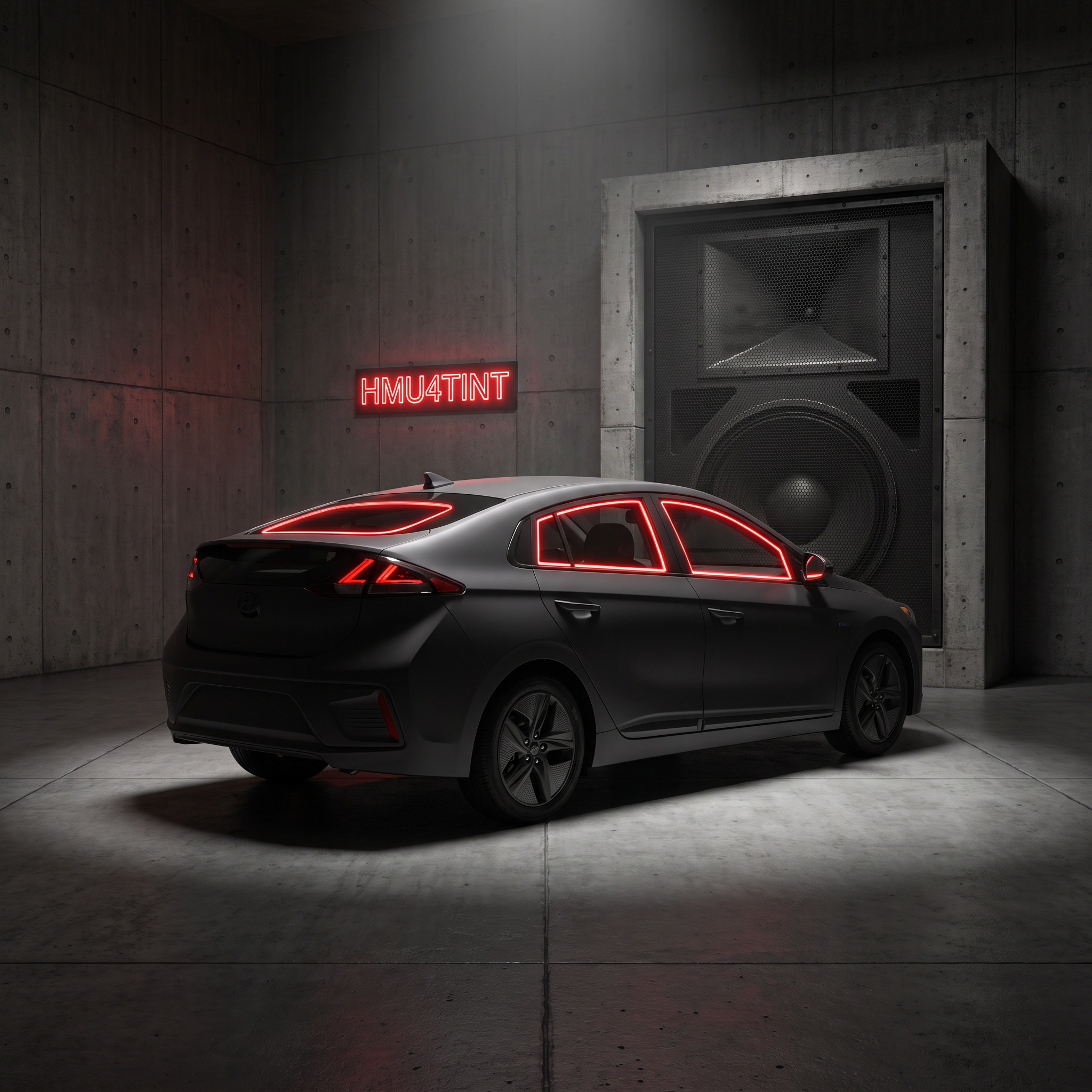 HMU4TINT Precut Ceramic Window Tint Kit for 2017-2023 Hyundai Ioniq Hybrid