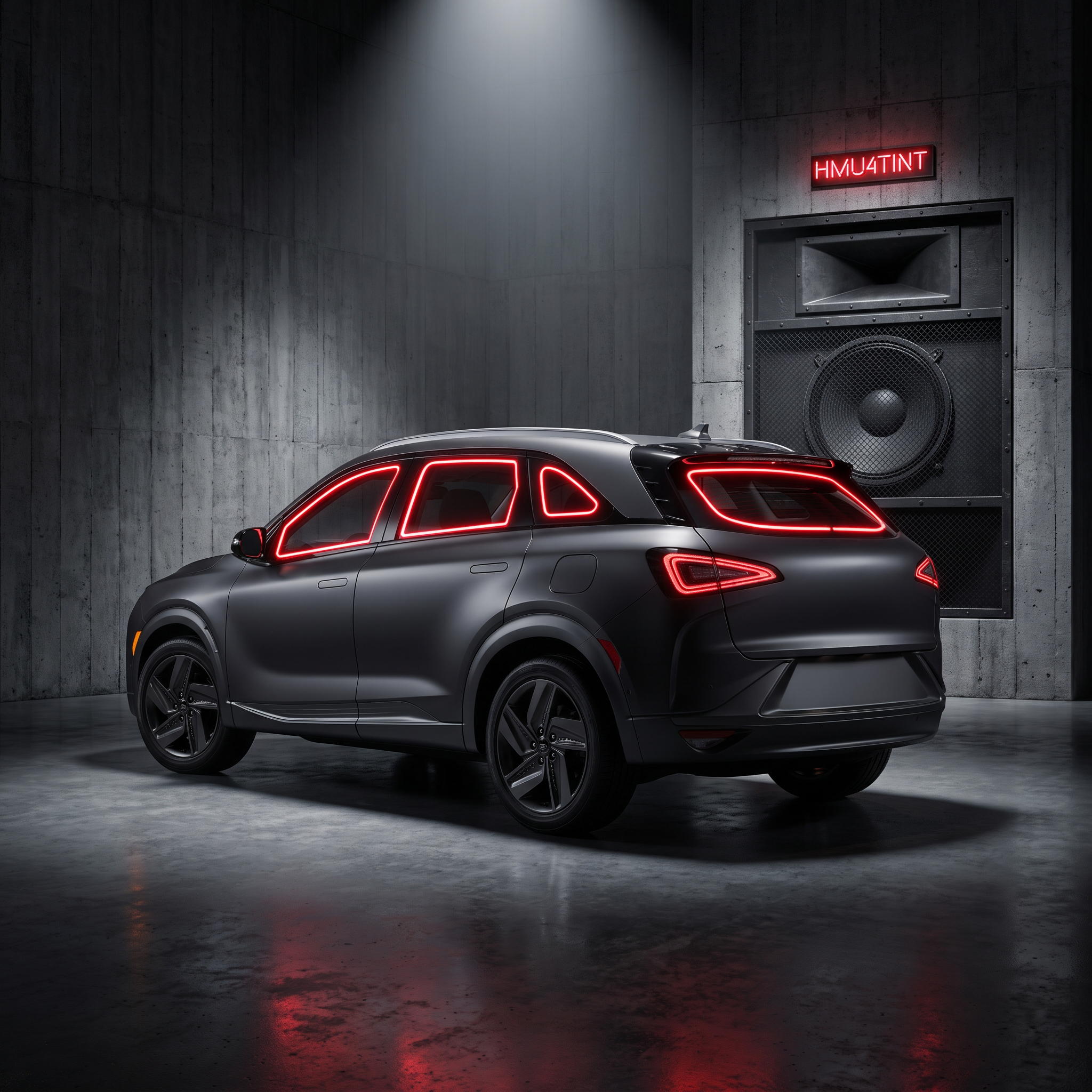 HMU4TINT Precut Ceramic Window Tint Kit for 2019-2022 Hyundai NEXO