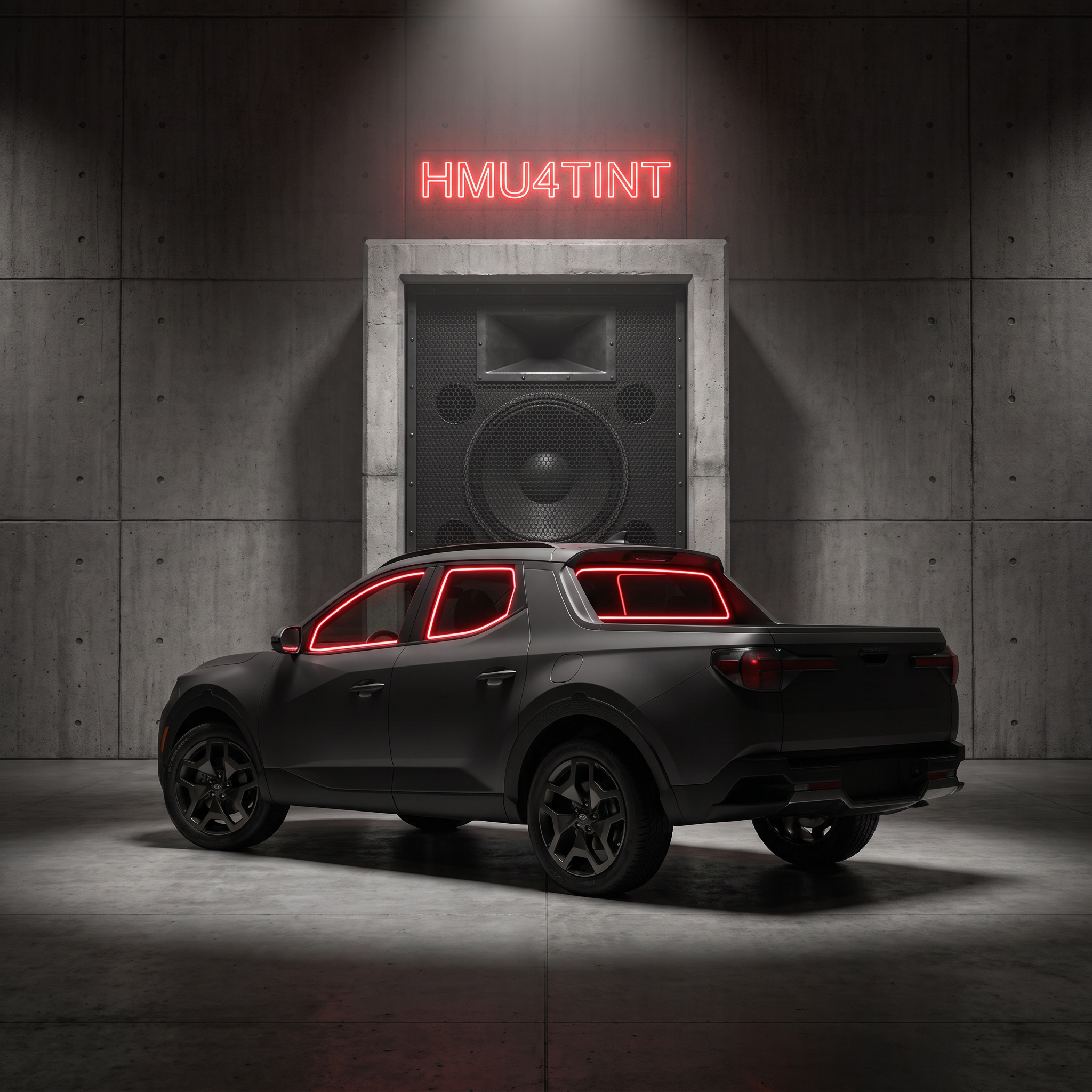 HMU4TINT Precut Ceramic Window Tint Kit for Hyundai Santa Cruz