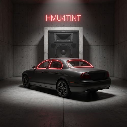 HMU4TINT Precut Ceramic Window Tint Kit for 2000-2008 Jaguar S-Type