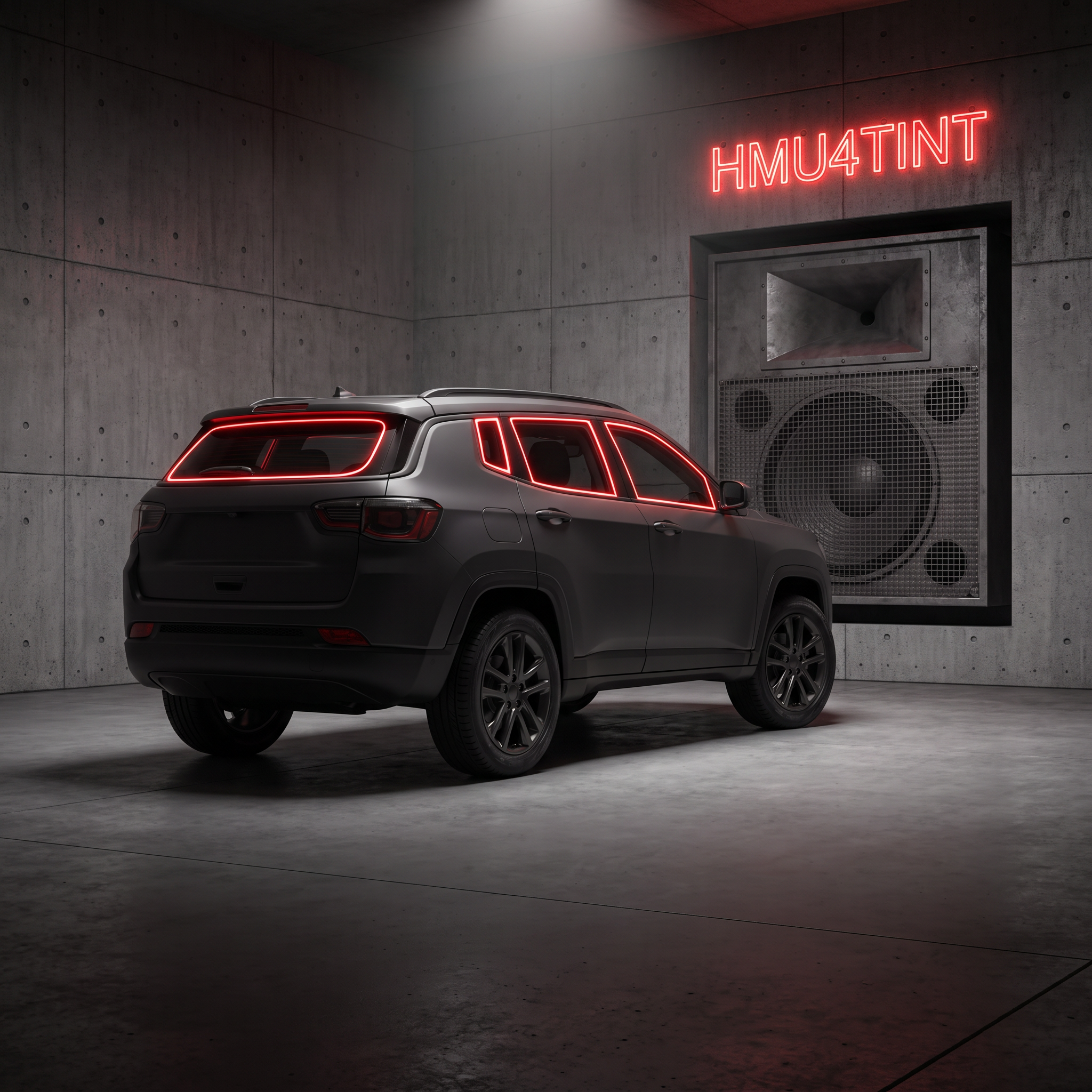 HMU4TINT Precut Ceramic Window Tint Kit for Jeep Compass