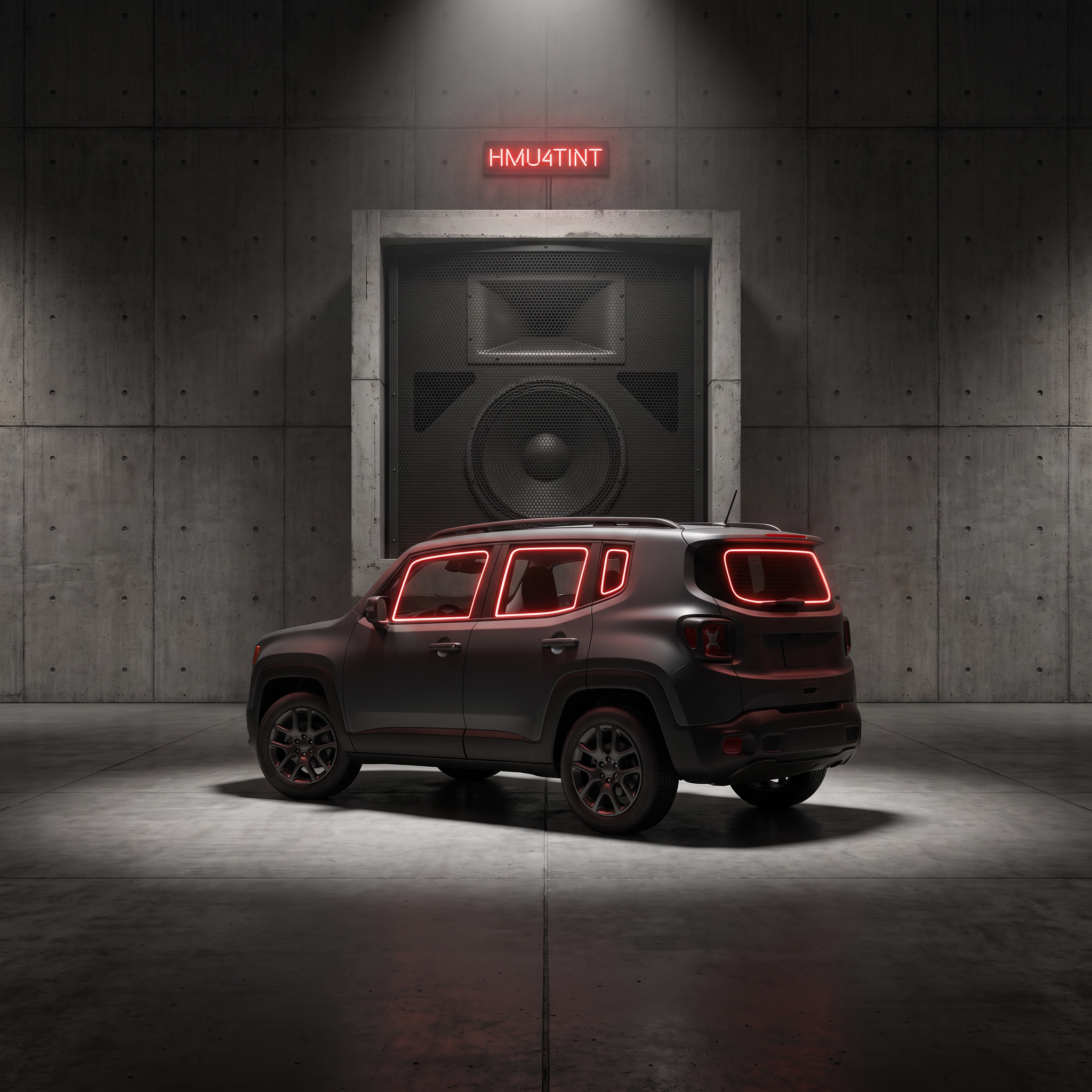 HMU4TINT Precut Ceramic Window Tint Kit for Jeep Renegade