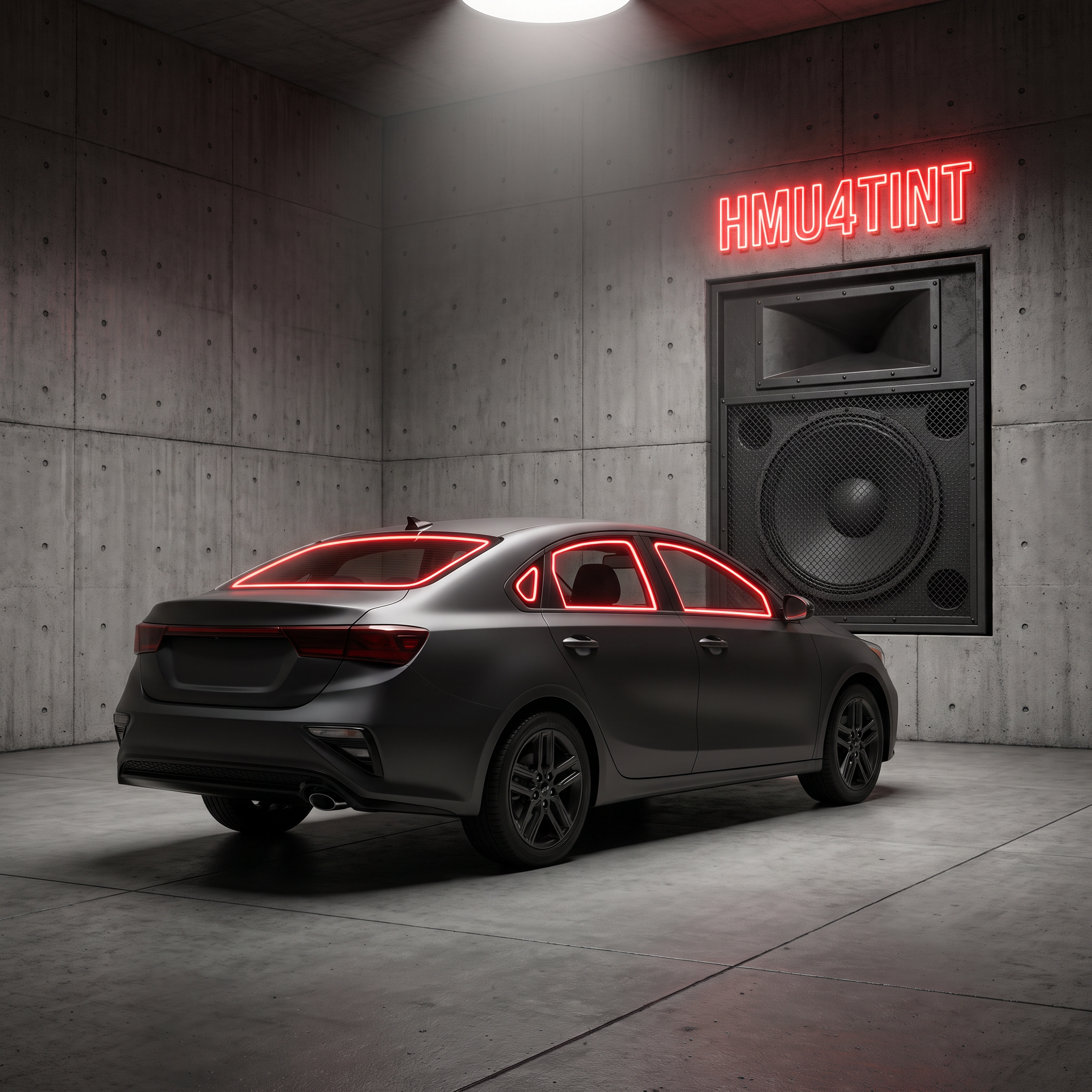 HMU4TINT Precut Ceramic Window Tint Kit for Kia Forte