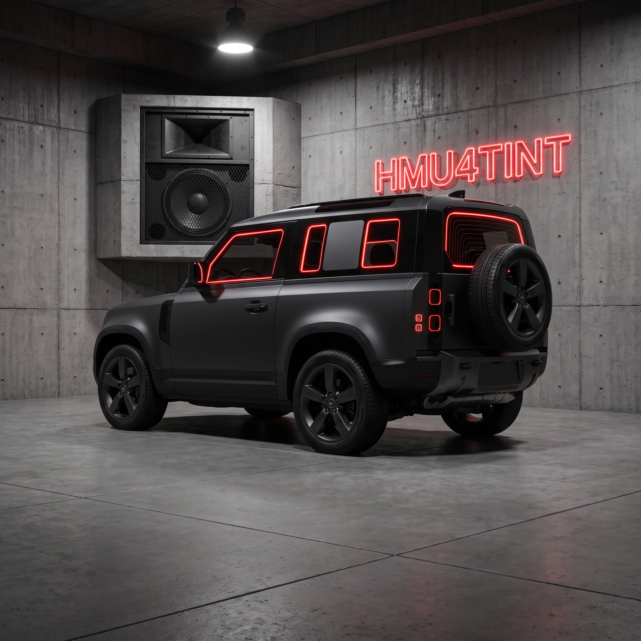 HMU4TINT Precut Ceramic Window Tint Kit for Land Rover Defender 90
