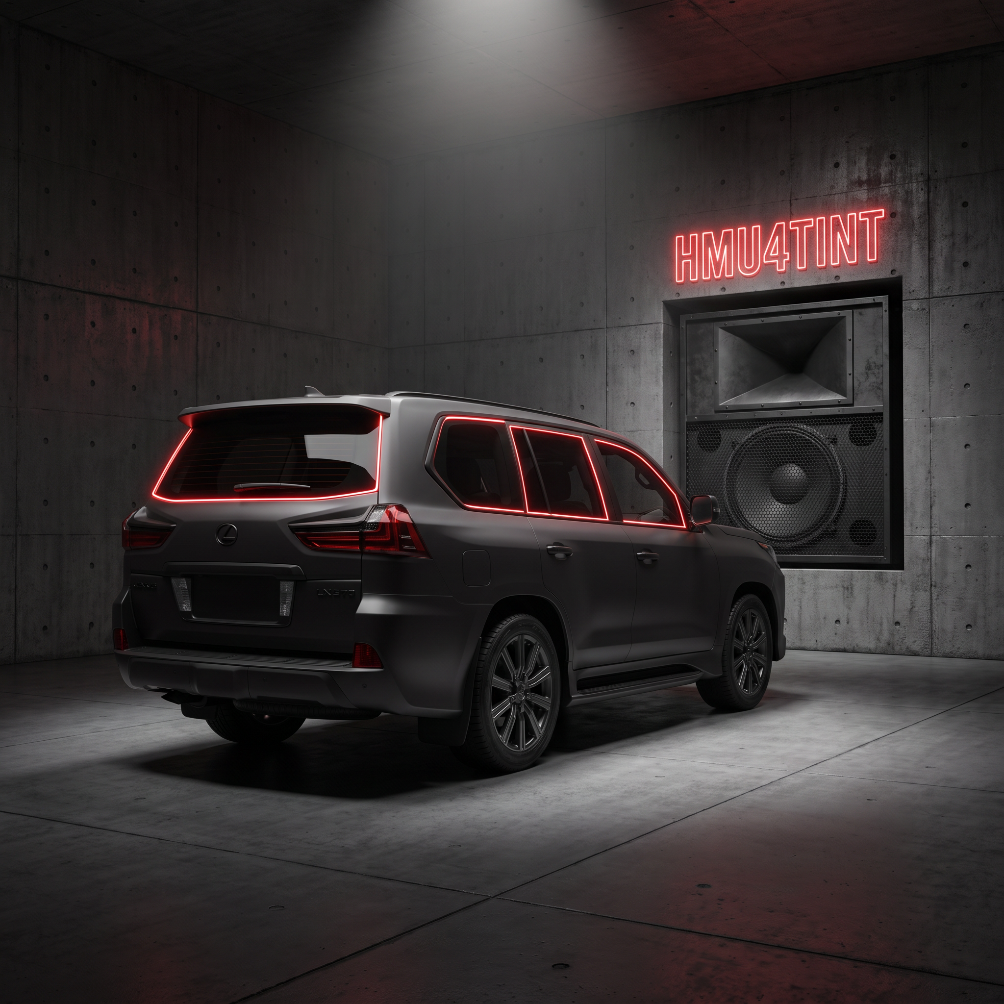 HMU4TINT Precut Ceramic Window Tint Kit for Lexus LX