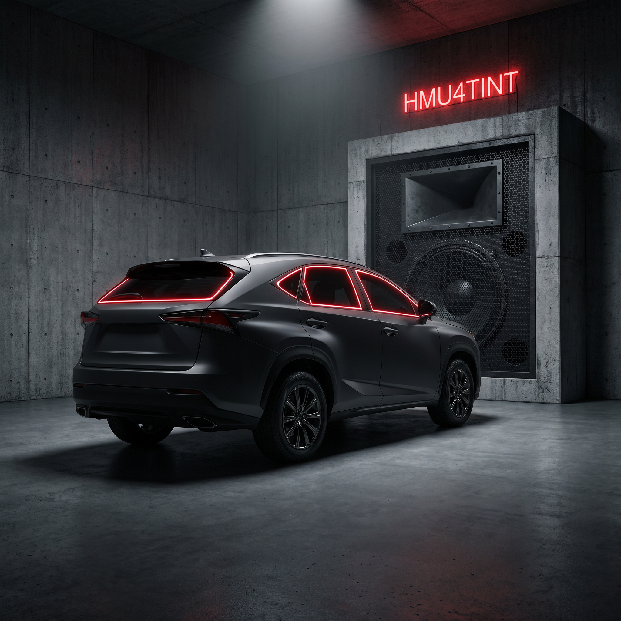 HMU4TINT Precut Ceramic Window Tint Kit for Lexus NX