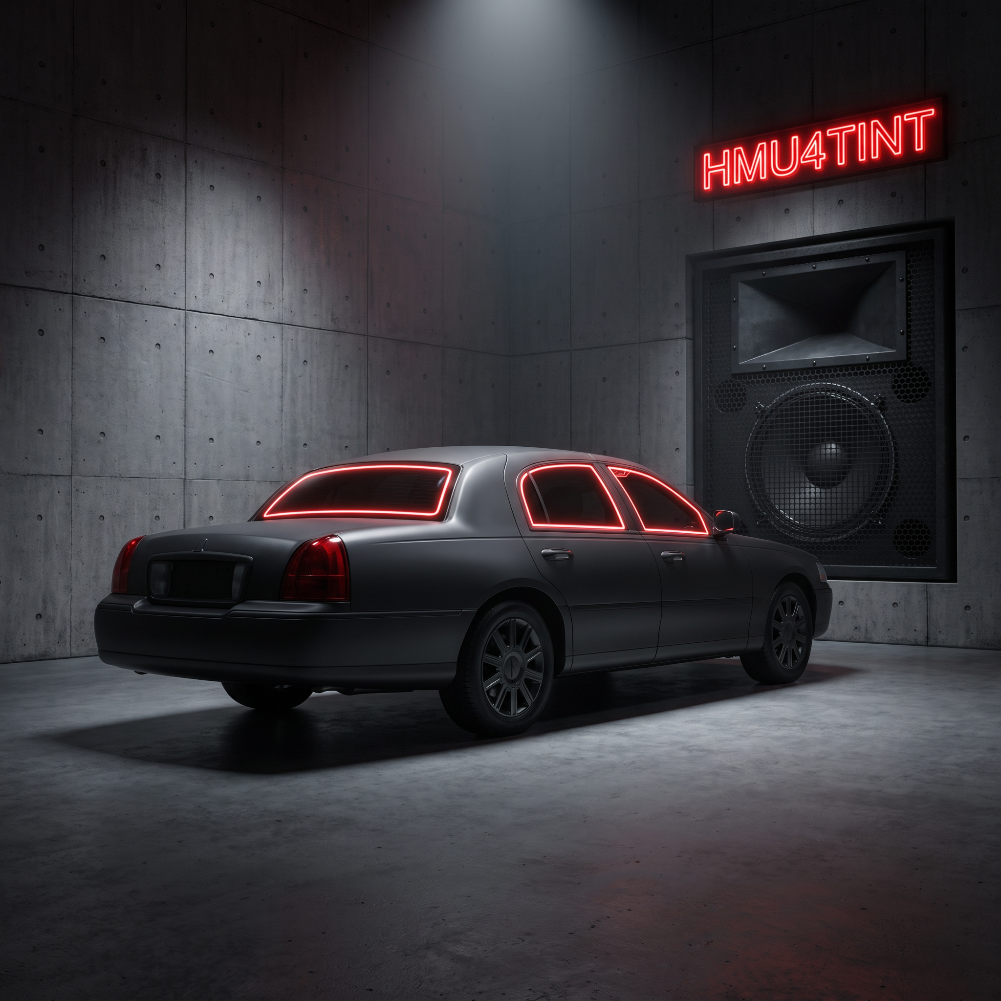 HMU4TINT Precut Ceramic Window Tint Kit for 1992-2011 Lincoln Town Car