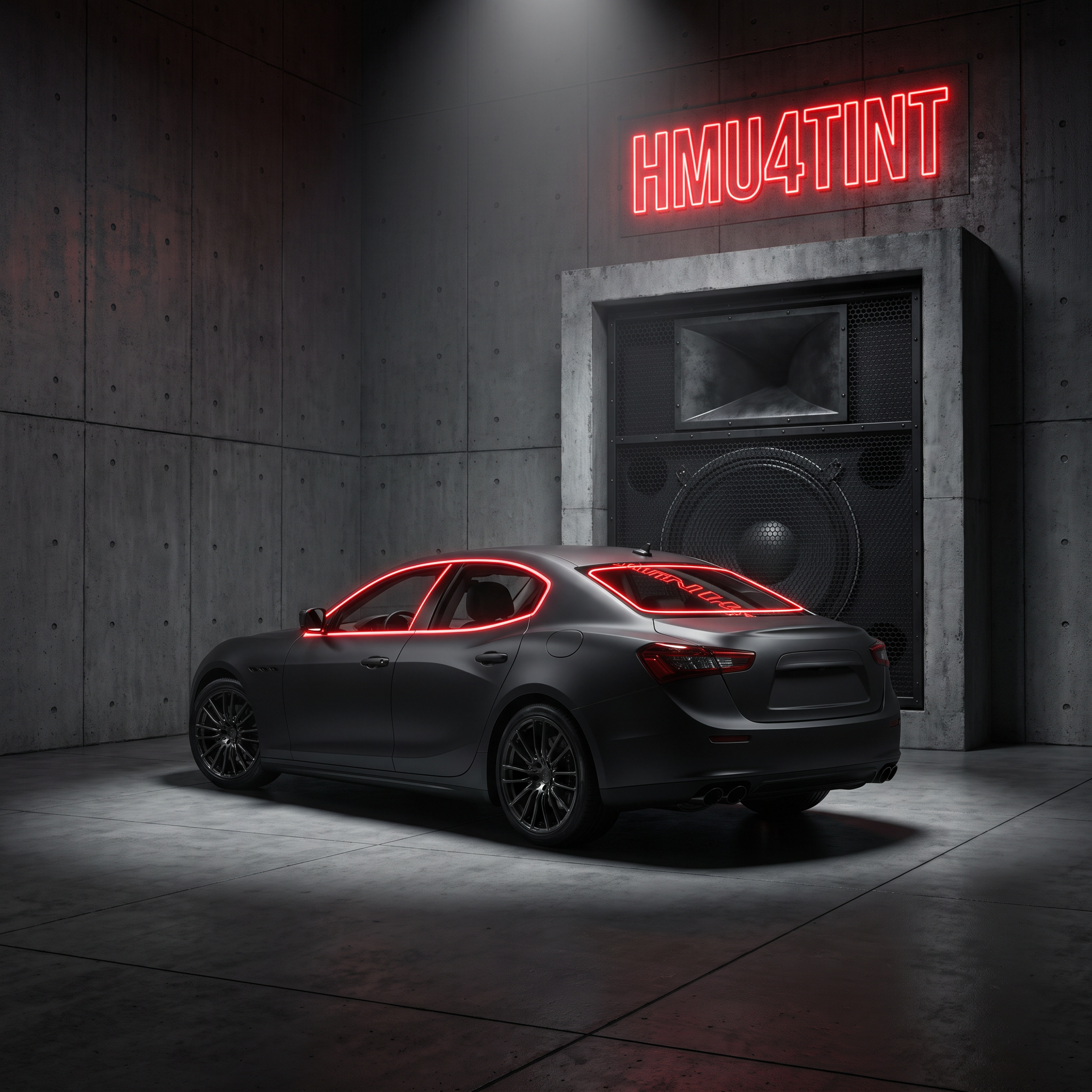 HMU4TINT Precut Ceramic Window Tint Kit for 2014-2019 Maserati Ghibli