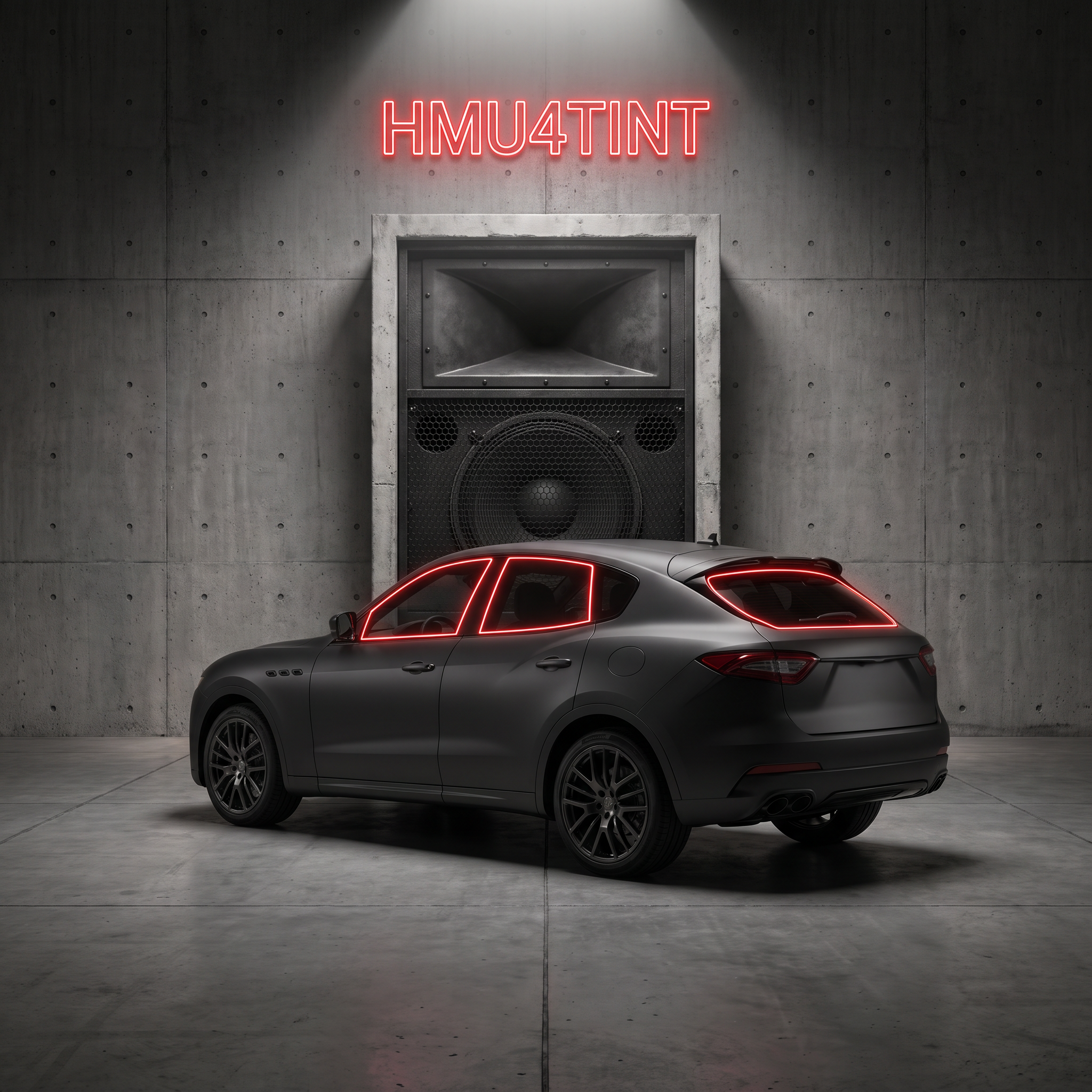 HMU4TINT Precut Ceramic Window Tint Kit for 2021-2022 Maserati Levante