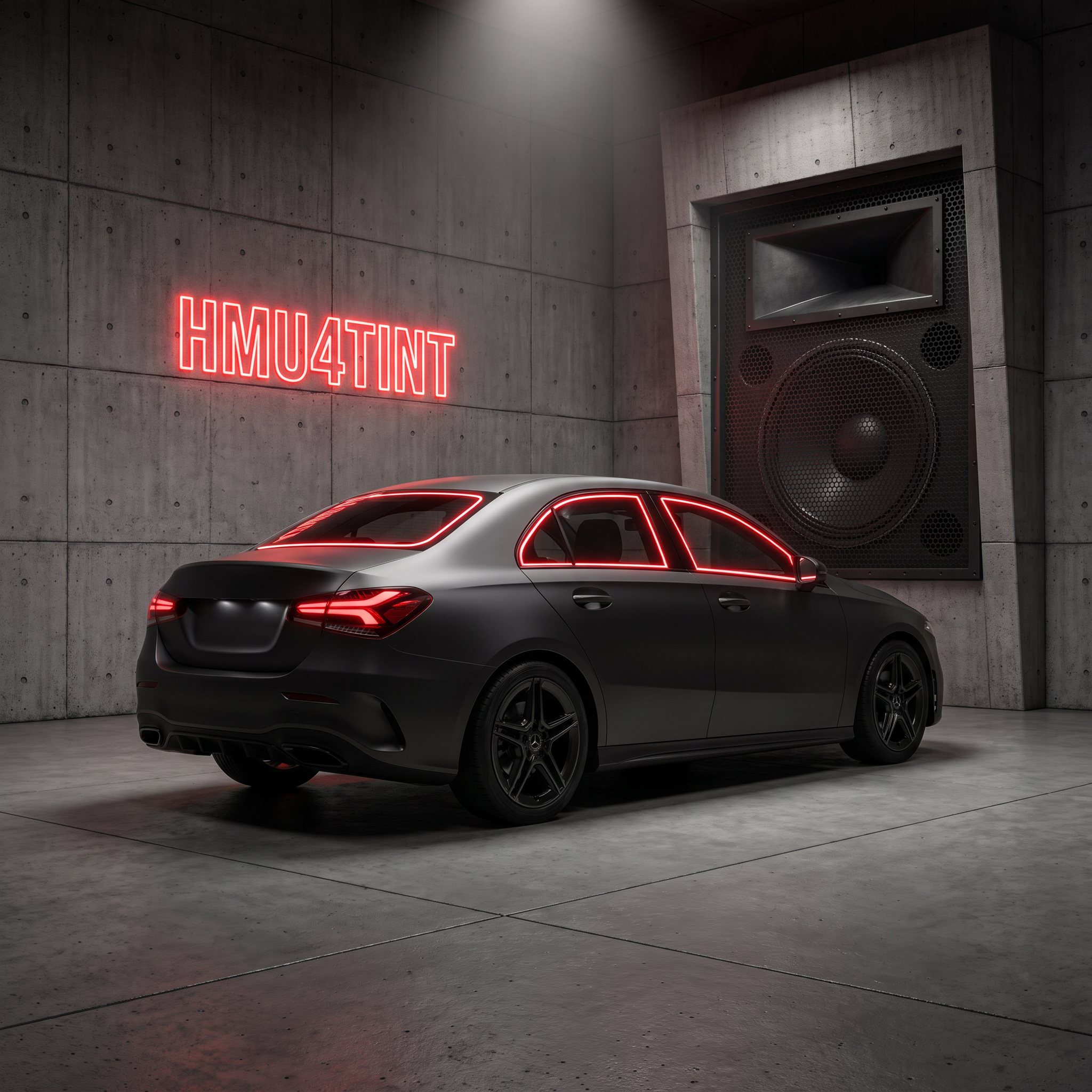 HMU4TINT Precut Ceramic Window Tint Kit for Mercedes-Benz A-Class