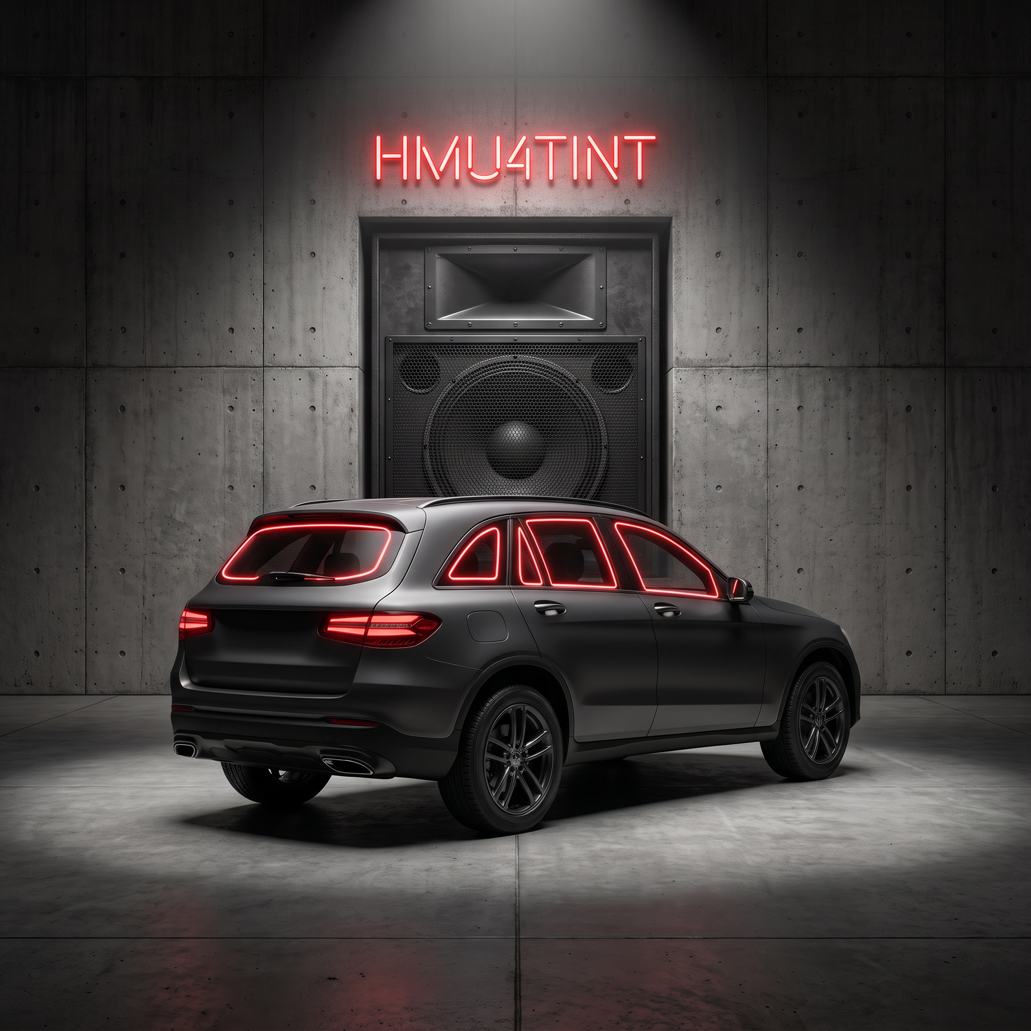 HMU4TINT Precut Ceramic Window Tint Kit for Mercedes-Benz GLC