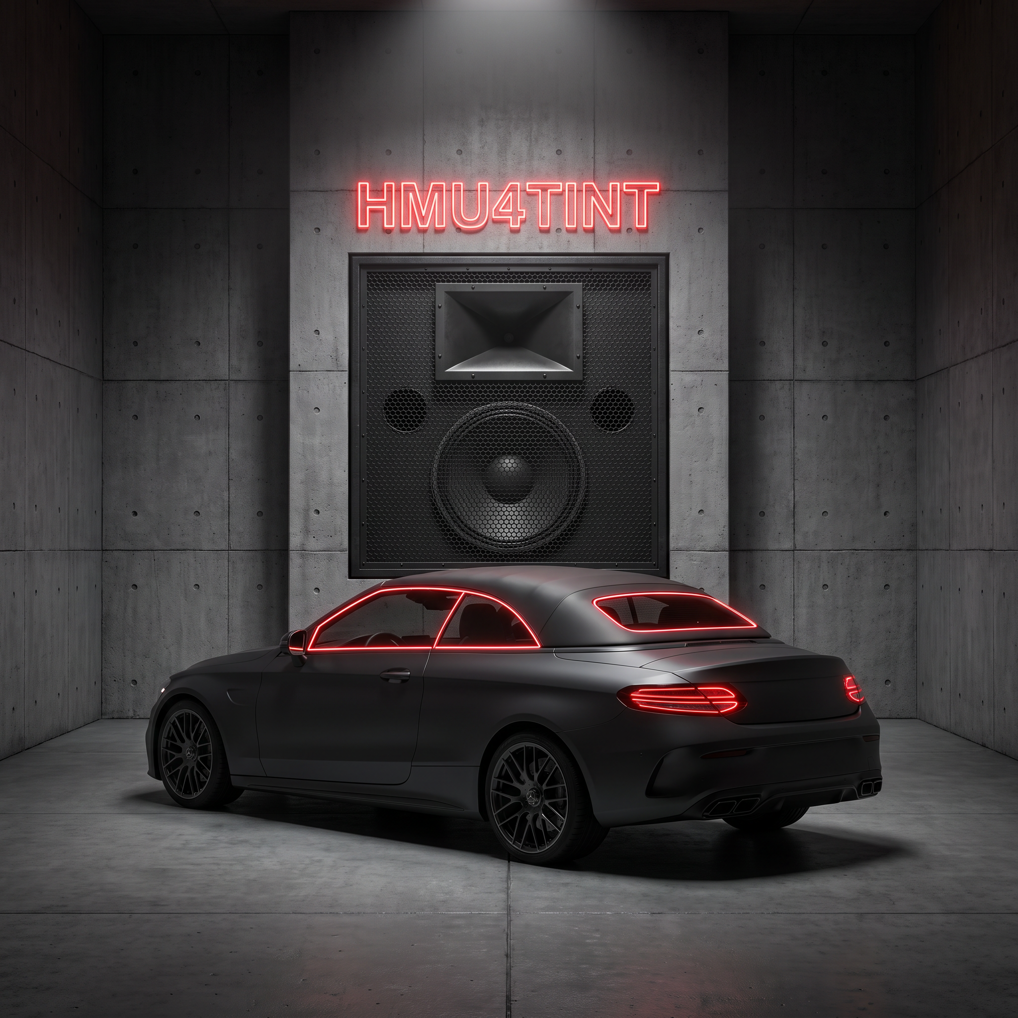 HMU4TINT Precut Ceramic Window Tint Kit for 2020 Mercedes-Benz Mercedes-AMG C-Class