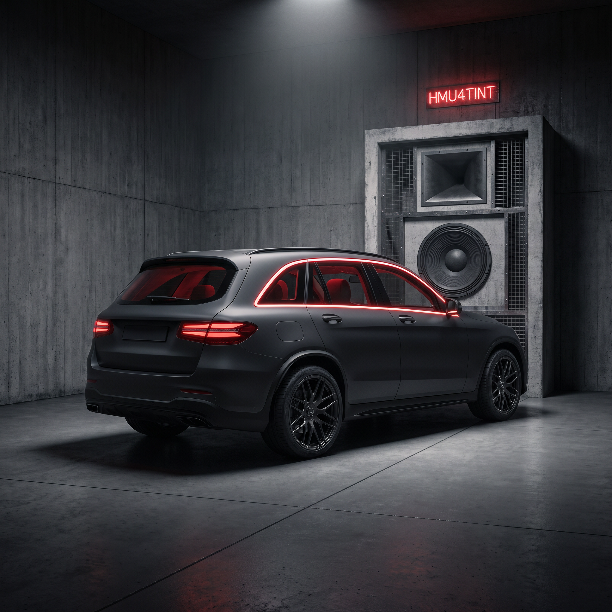 HMU4TINT Precut Ceramic Window Tint Kit for 2017-2022 Mercedes-Benz Mercedes-AMG GLC