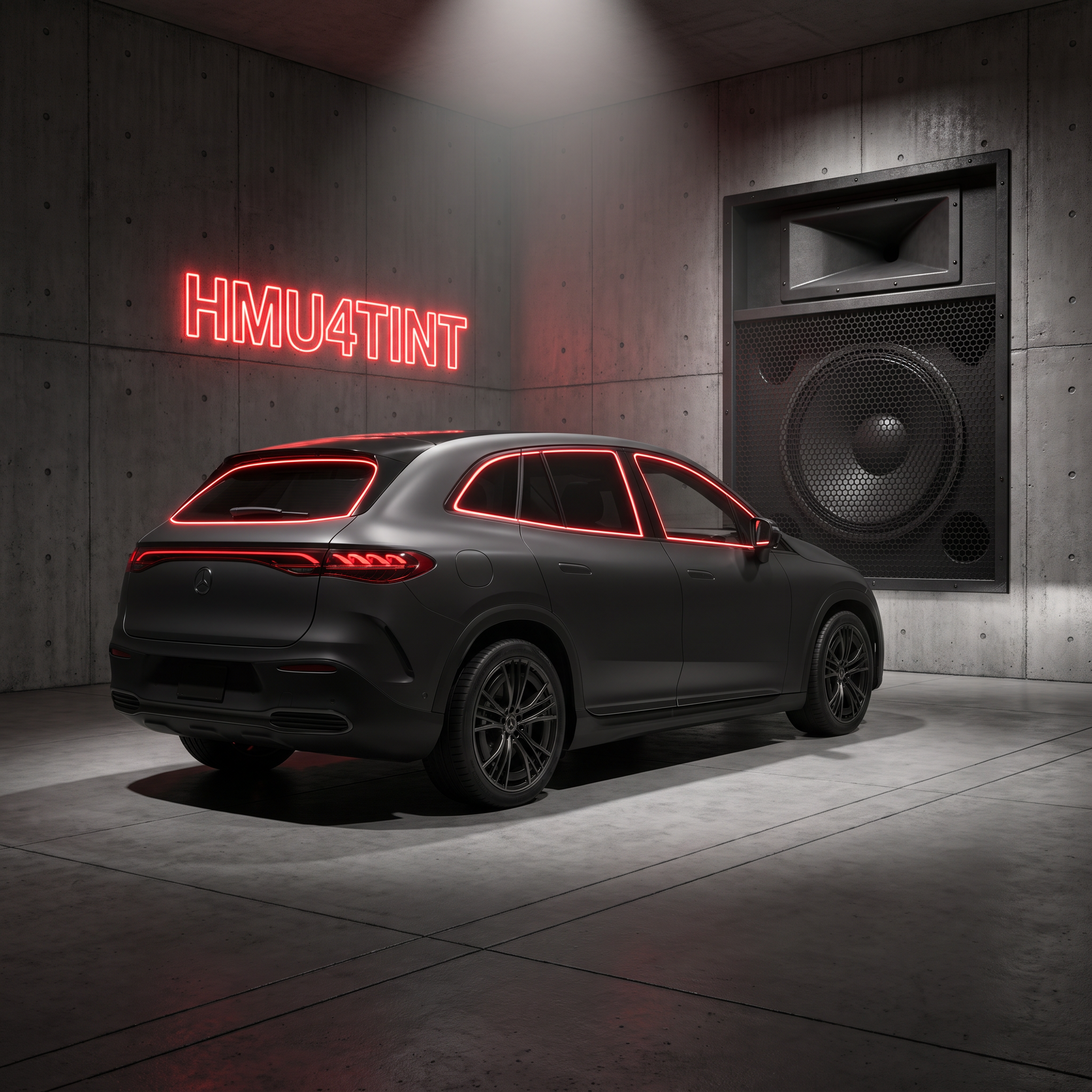 HMU4TINT Precut Ceramic Window Tint Kit for 2023 Mercedes-Benz Mercedes-EQ EQE SUV