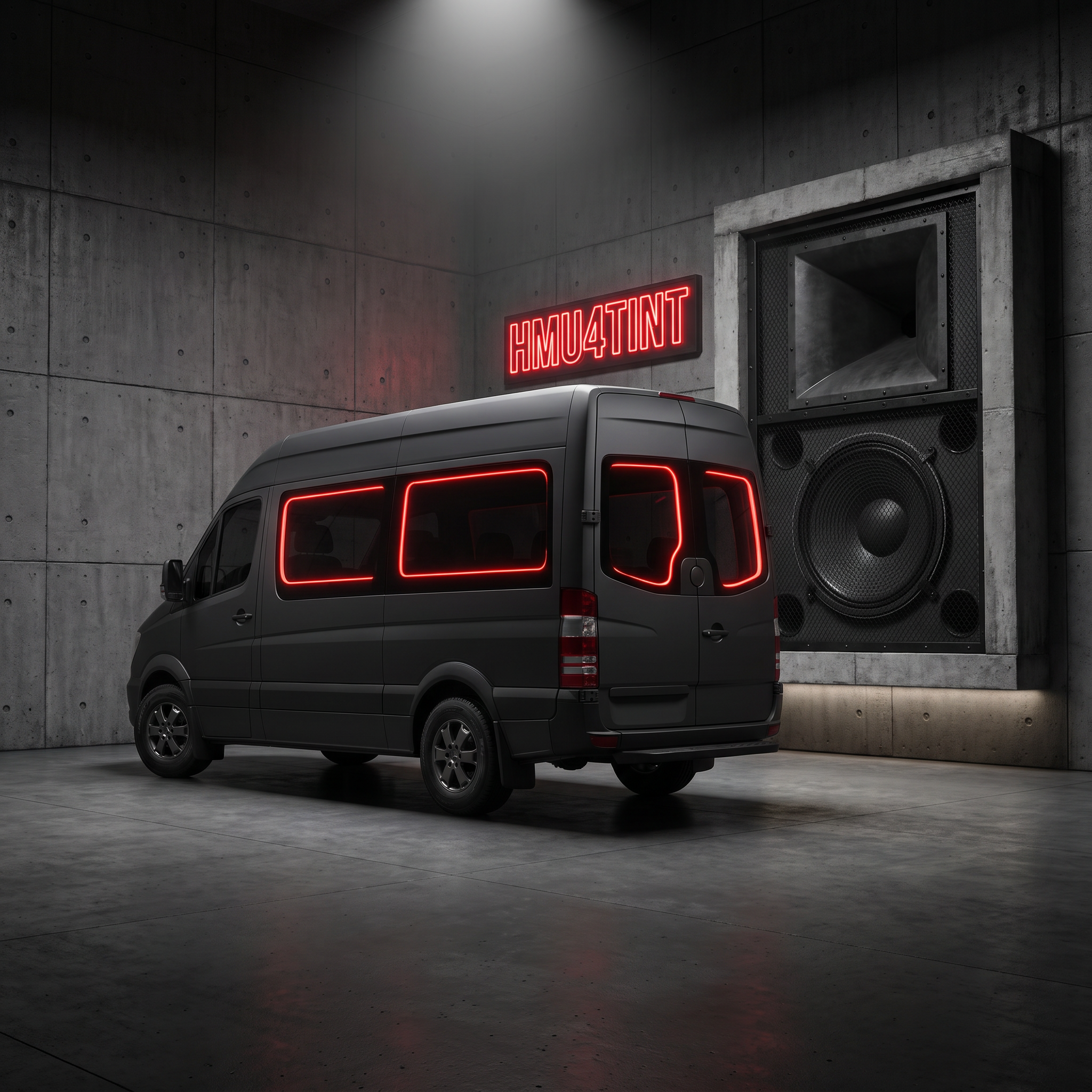 HMU4TINT Precut Ceramic Window Tint Kit for 2011-2022 Mercedes-Benz Sprinter 2500 Passenger
