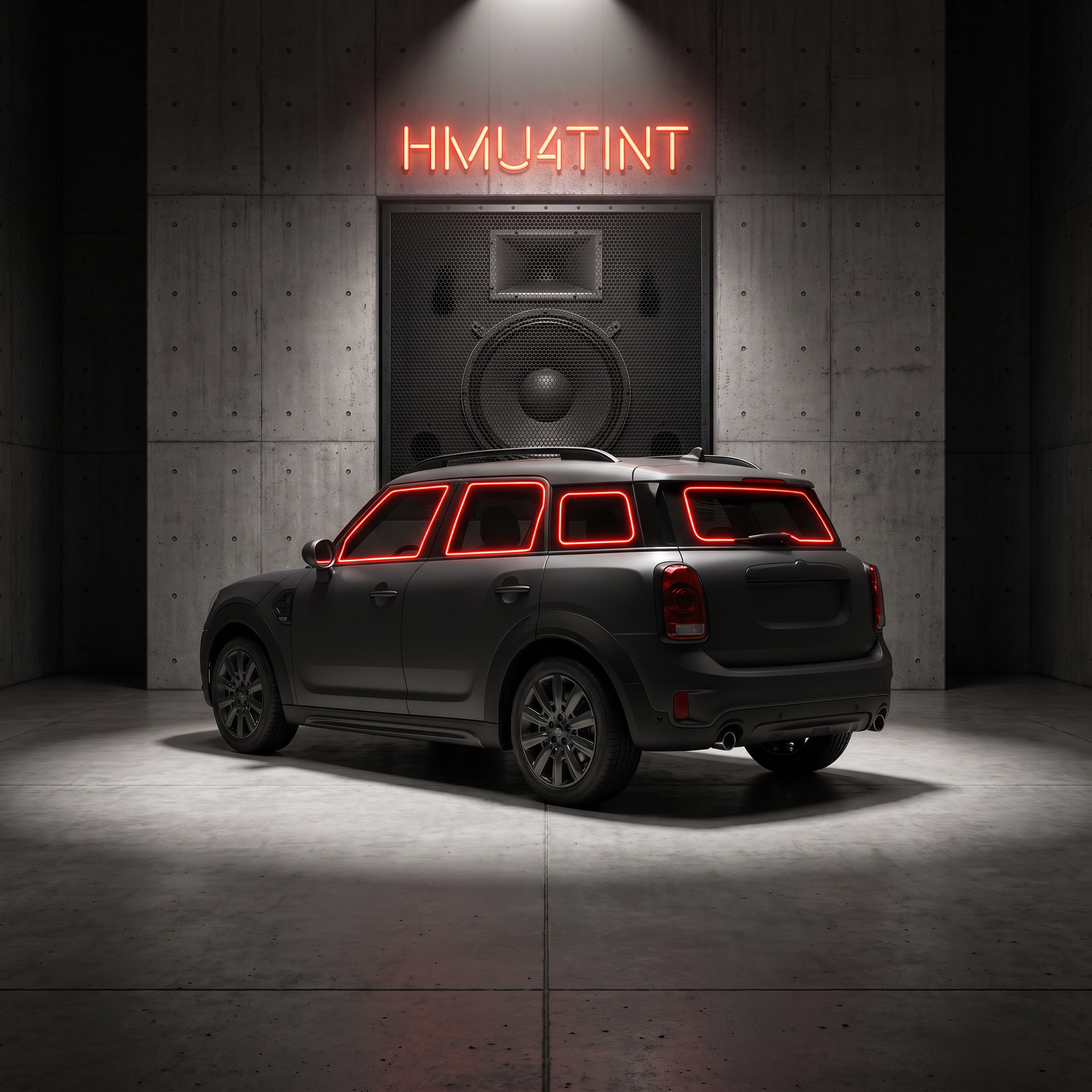 HMU4TINT Precut Ceramic Window Tint Kit for Mini Countryman
