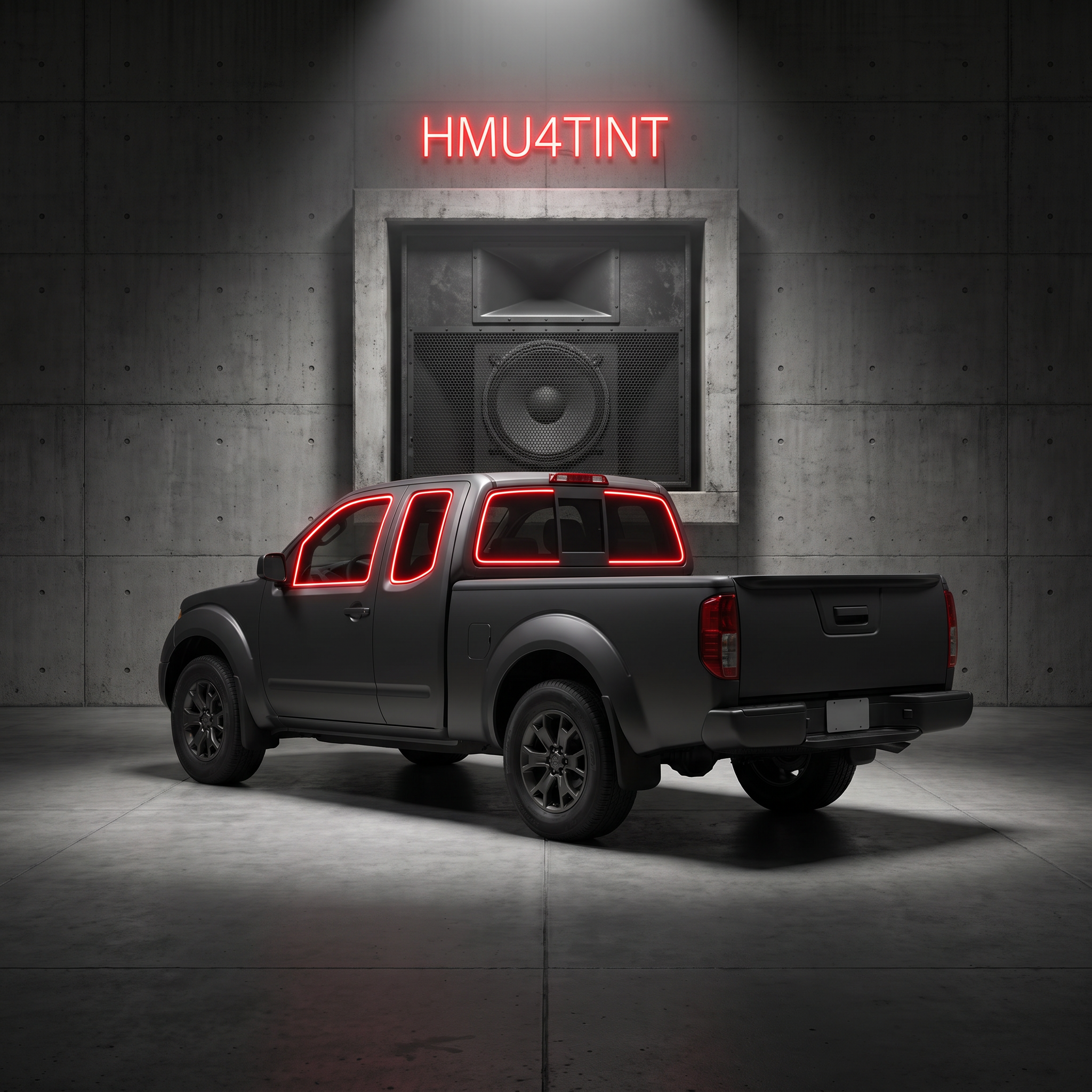 HMU4TINT Precut Ceramic Window Tint Kit for Nissan Frontier King Cab