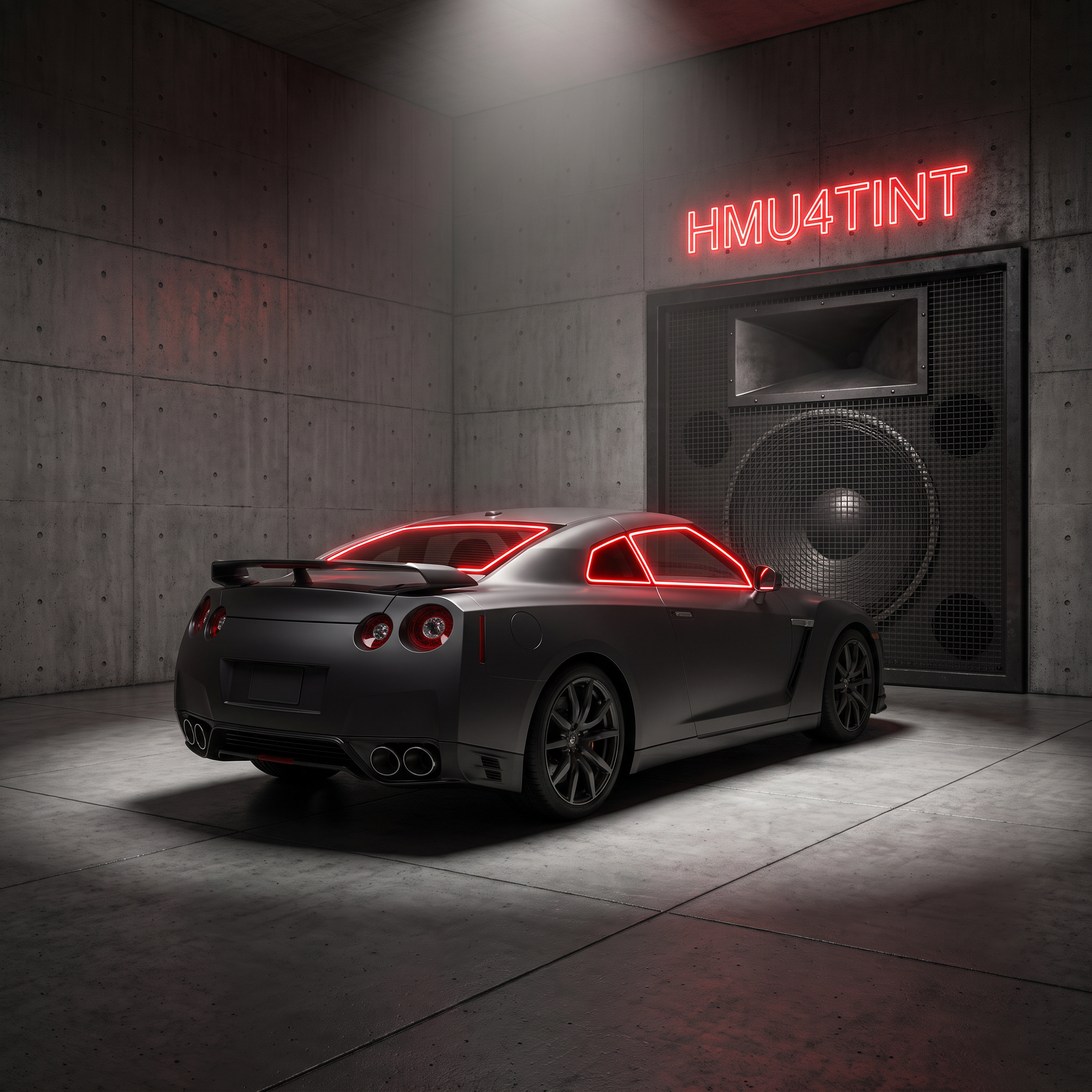 HMU4TINT Precut Ceramic Window Tint Kit for 2009-2021 Nissan GT-R