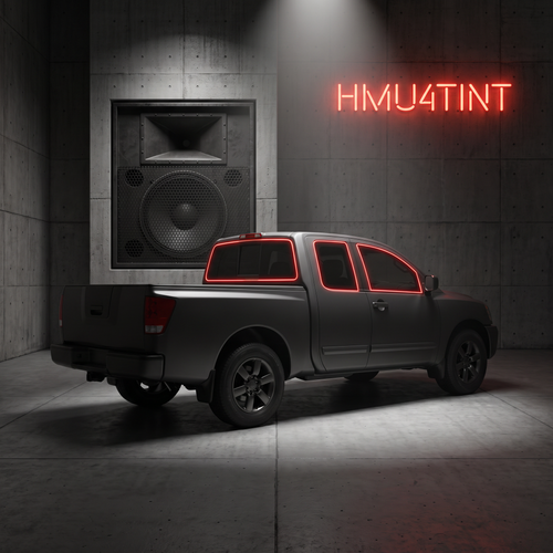 HMU4TINT Precut Ceramic Window Tint Kit for Nissan Titan King Cab