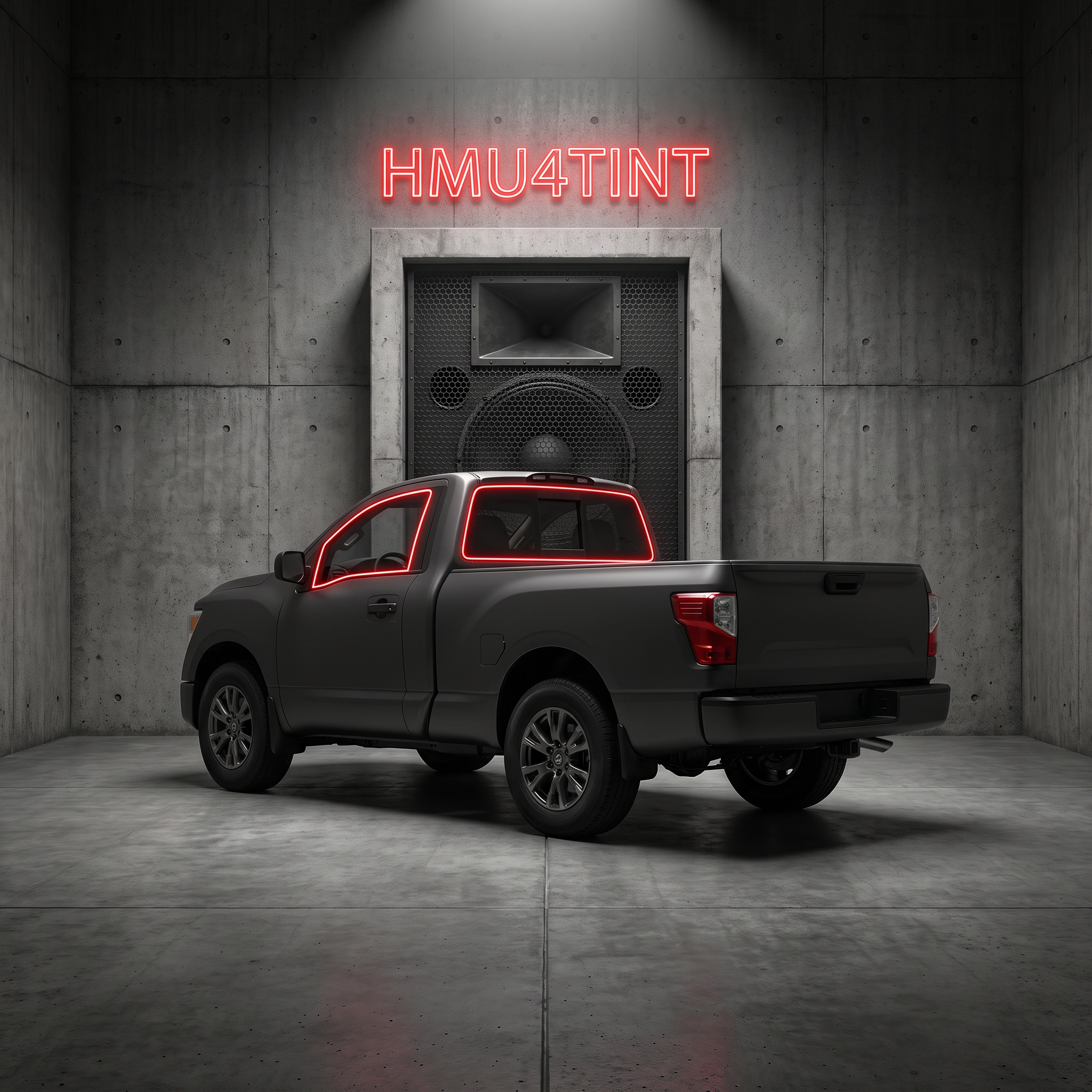 HMU4TINT Precut Ceramic Window Tint Kit for 2017-2019 Nissan TITAN Single Cab