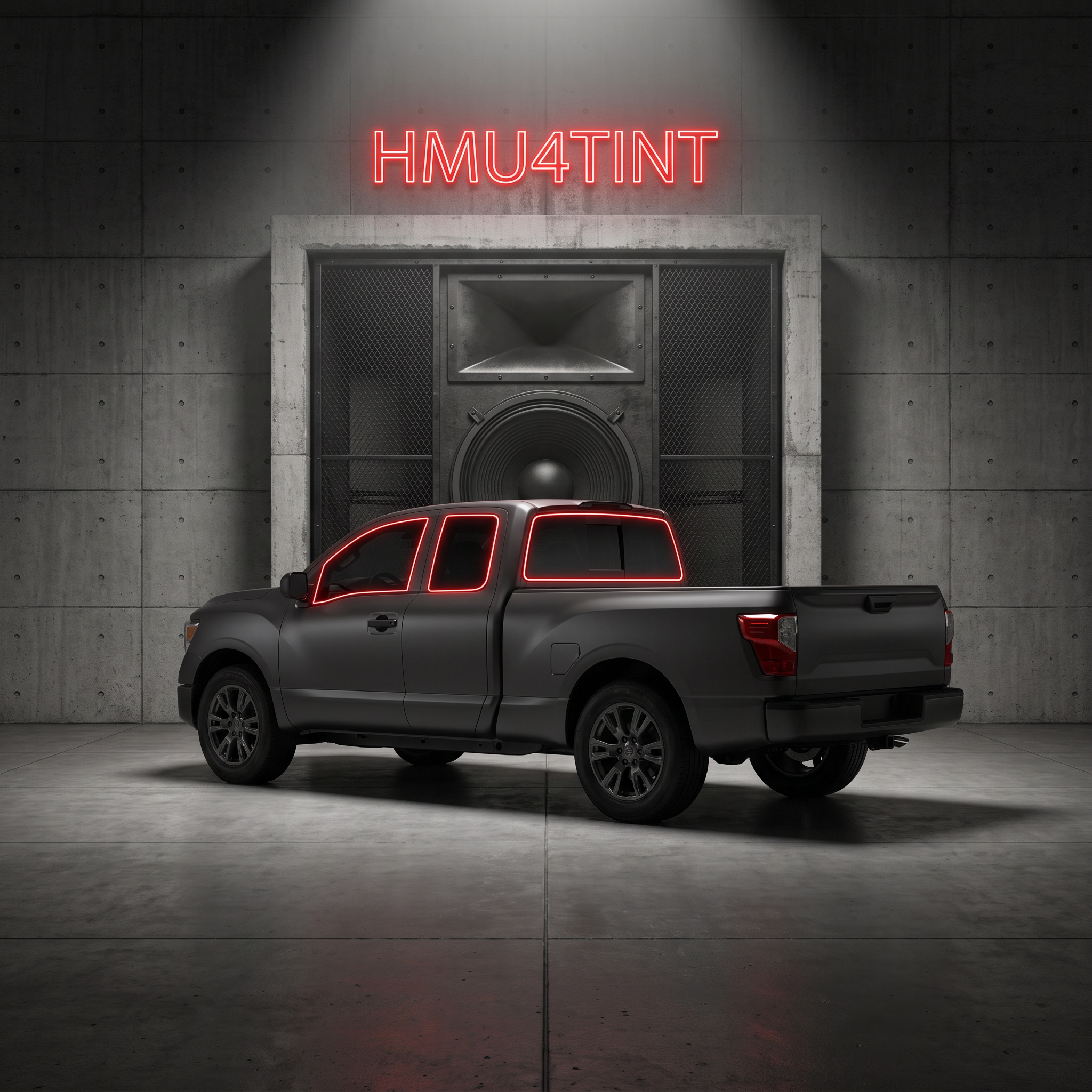 HMU4TINT Precut Ceramic Window Tint Kit for 2017-2019 Nissan TITAN XD King Cab