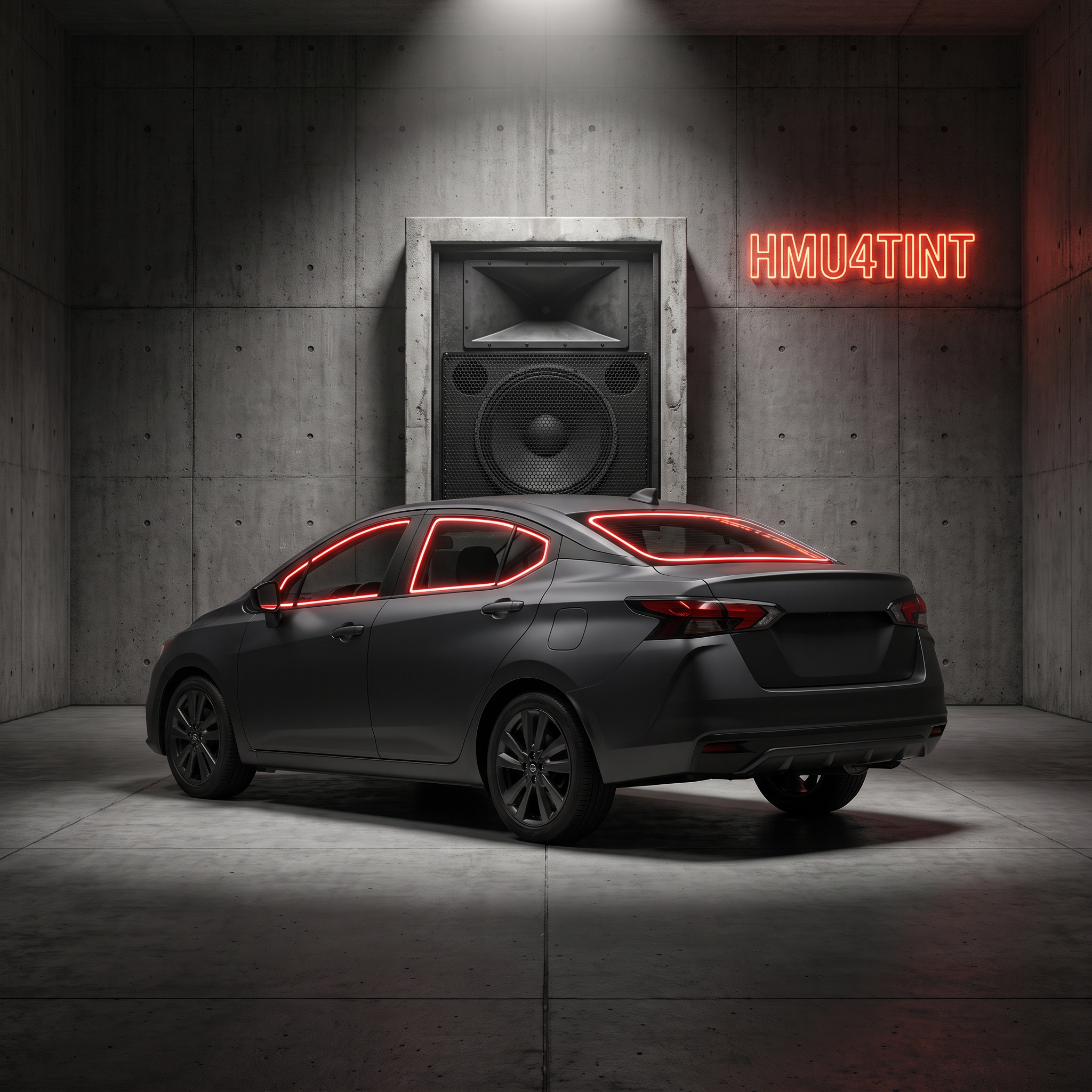 HMU4TINT Precut Ceramic Window Tint Kit for Nissan Versa