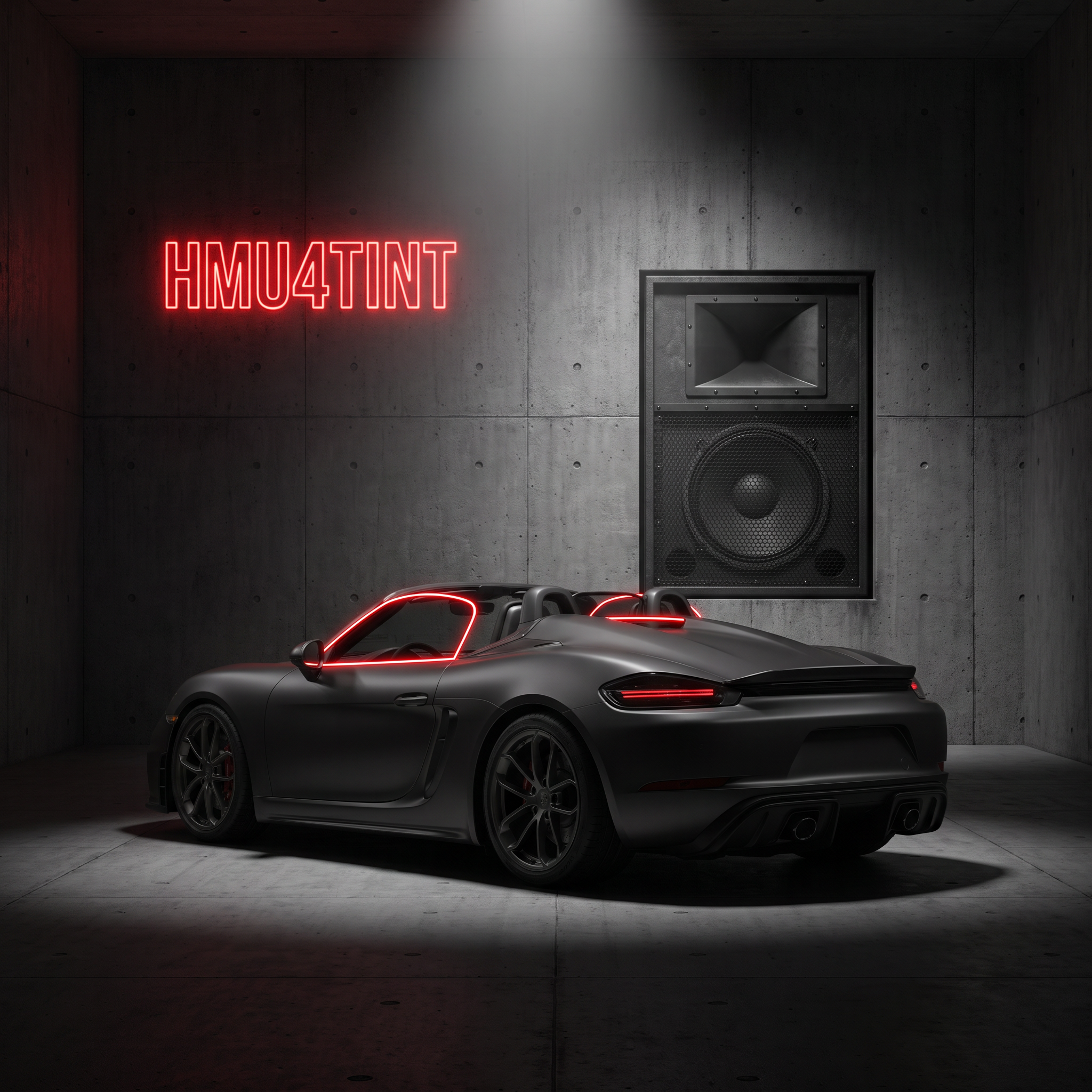 HMU4TINT Precut Ceramic Window Tint Kit for 2020-2023 Porsche 718 Spyder