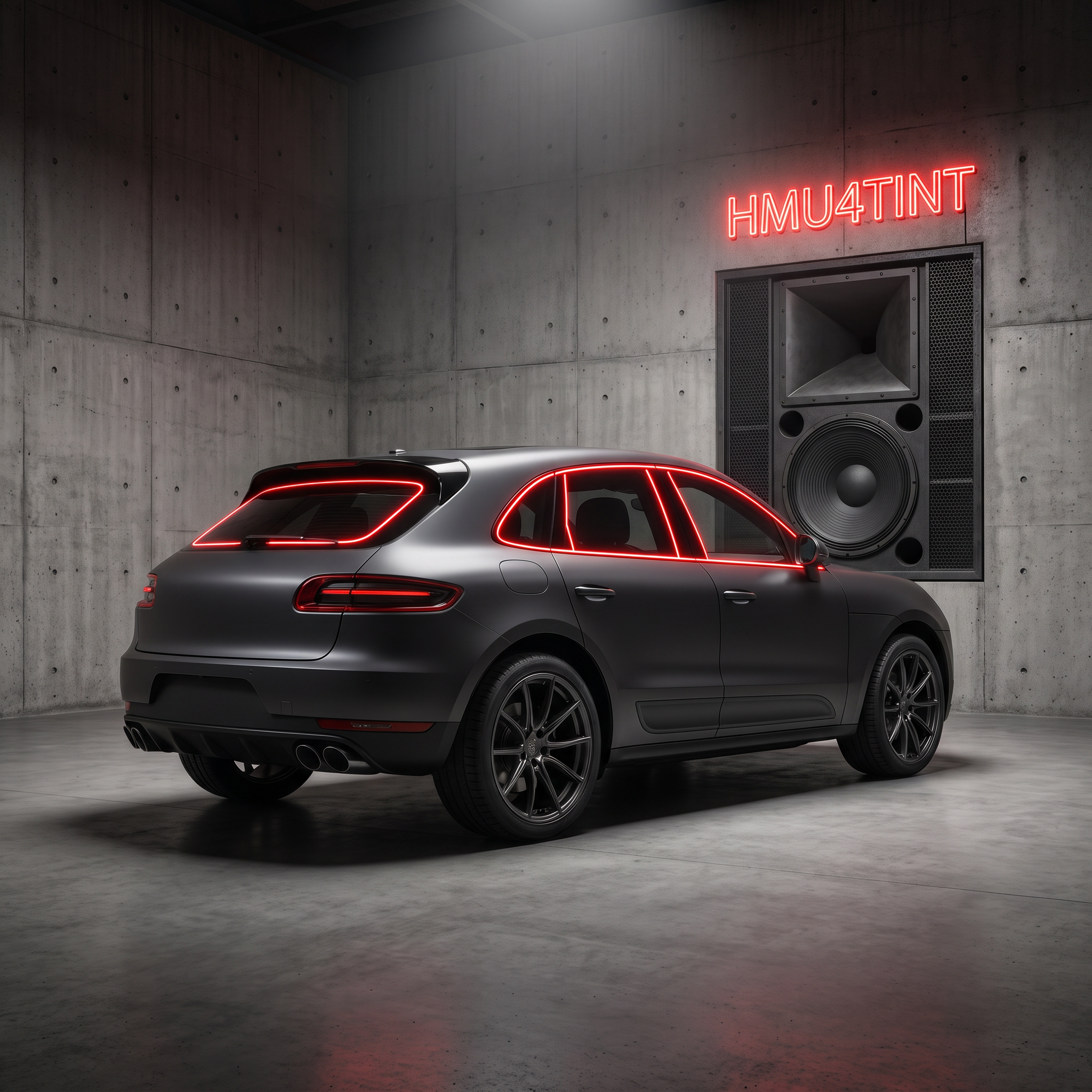 HMU4TINT Precut Ceramic Window Tint Kit for Porsche Macan