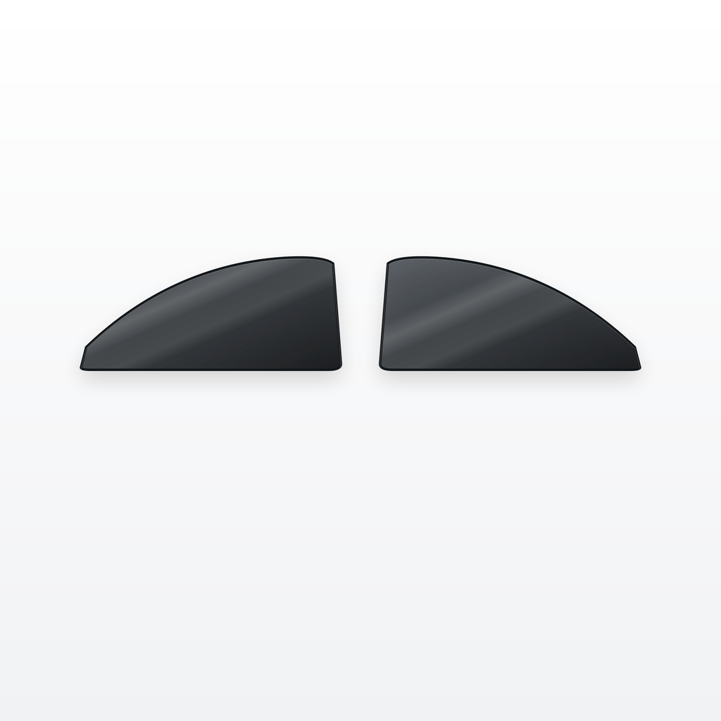 Precut ceramic window tint - front door windows, left and right