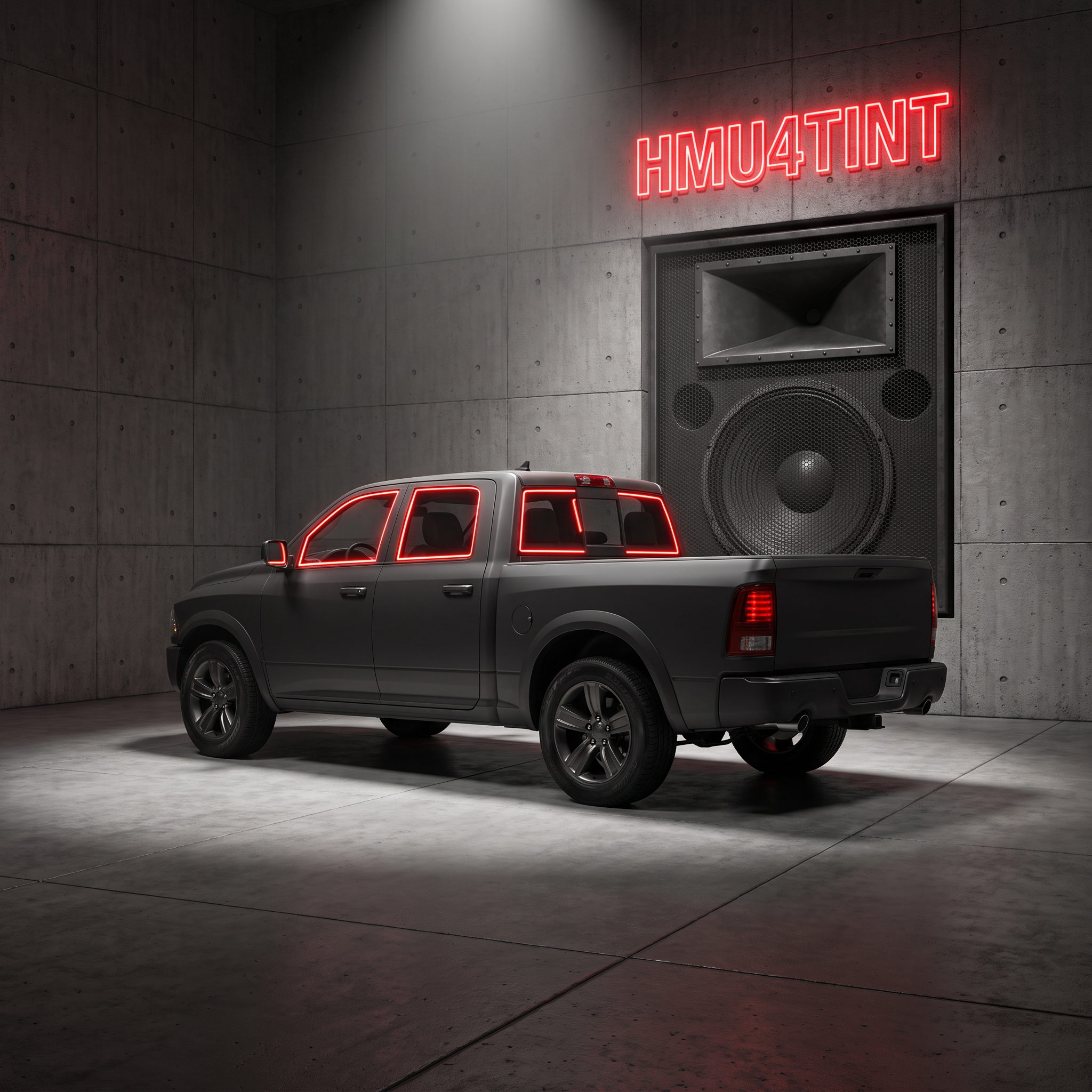 HMU4TINT Precut Ceramic Window Tint Kit for RAM 1500 Classic Quad Cab