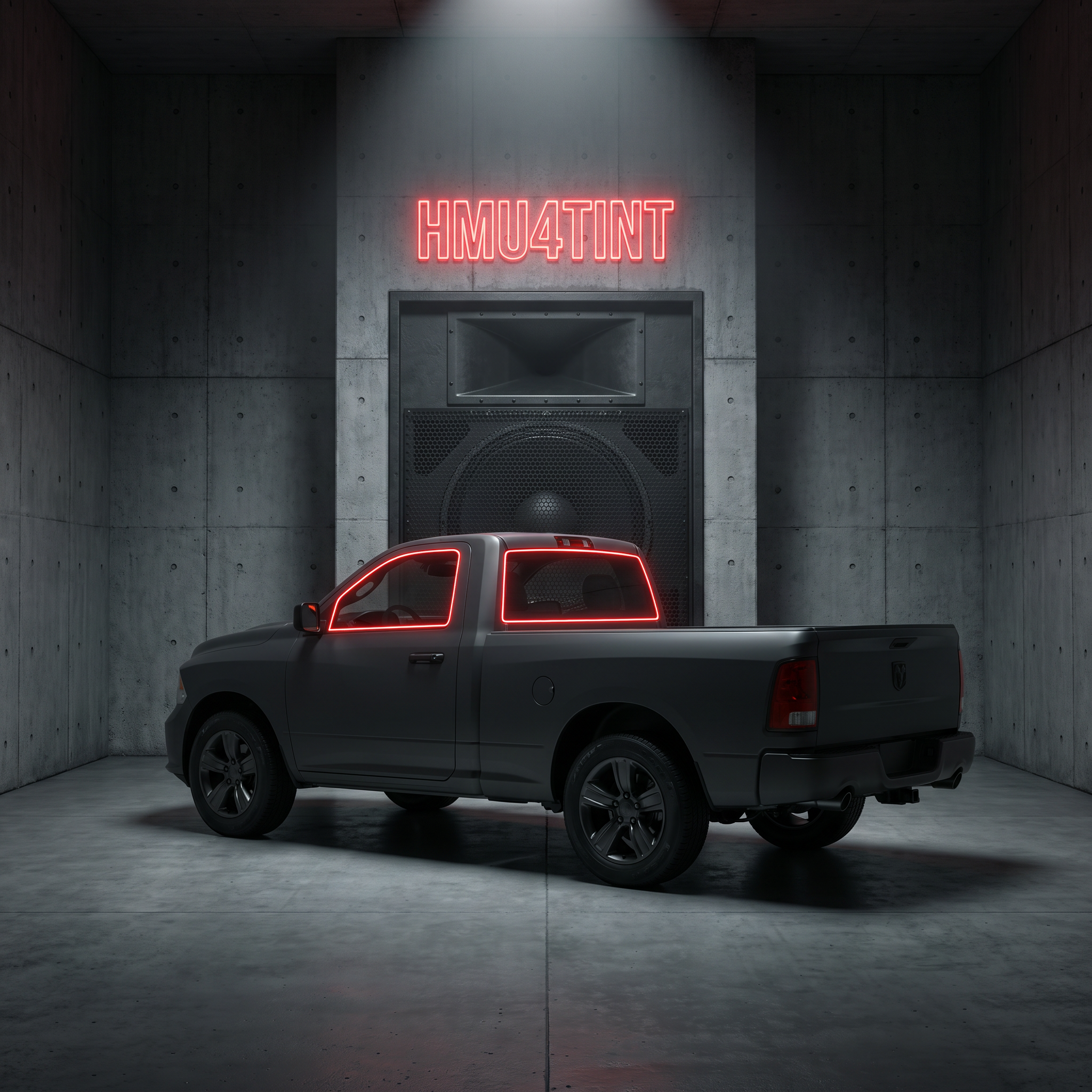 HMU4TINT Precut Ceramic Window Tint Kit for Ram 1500 Classic Regular Cab