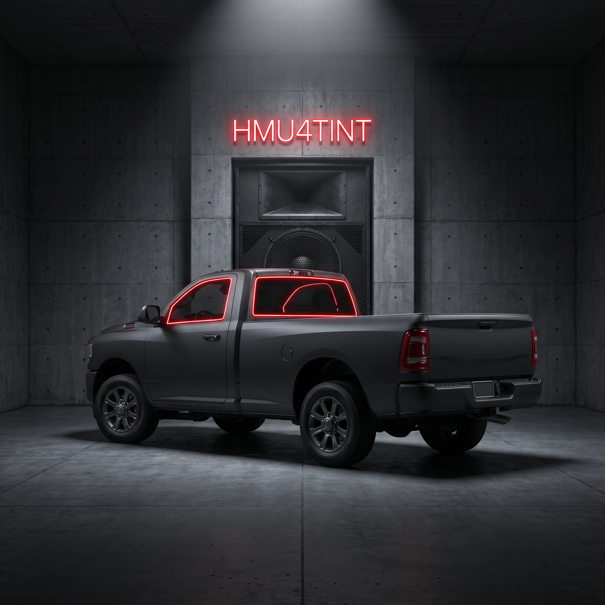 HMU4TINT Precut Ceramic Window Tint Kit for 2021-2022 Ram 3500 Regular Cab