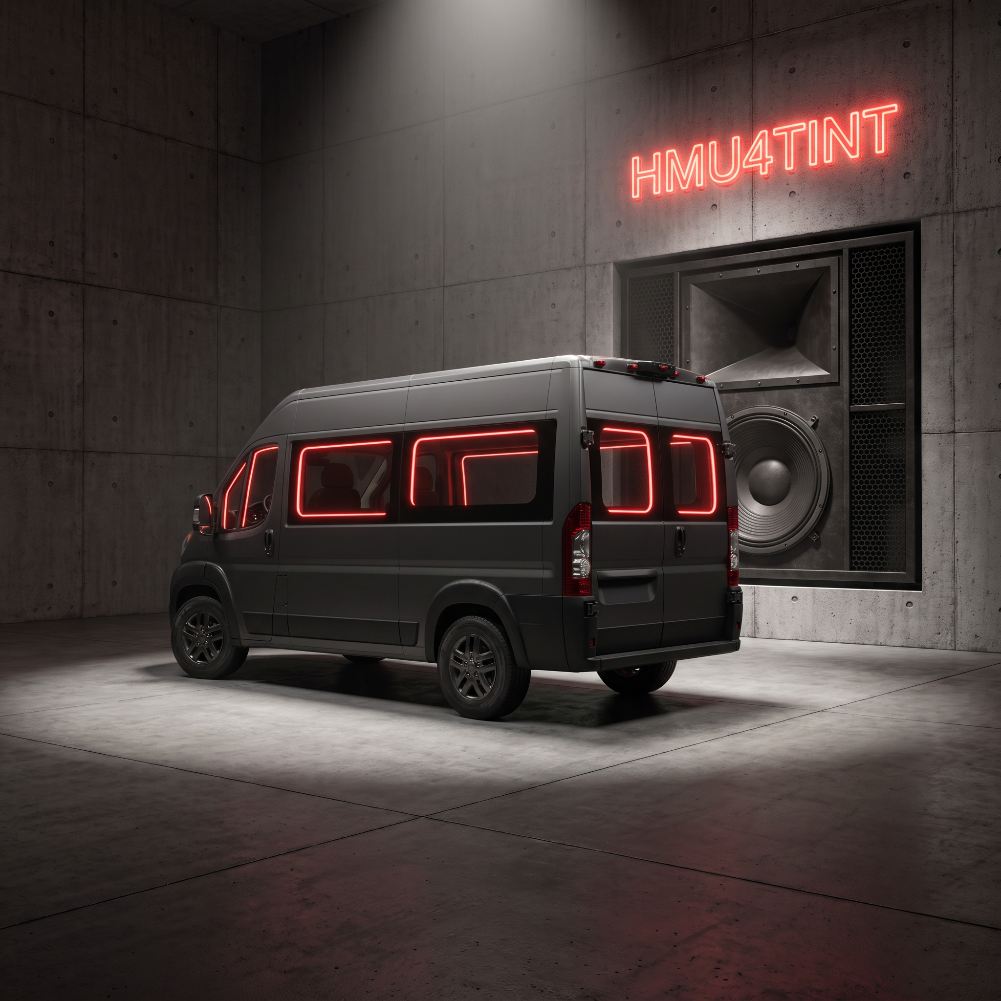 HMU4TINT Precut Ceramic Window Tint Kit for 2021-2023 Ram ProMaster Window Van