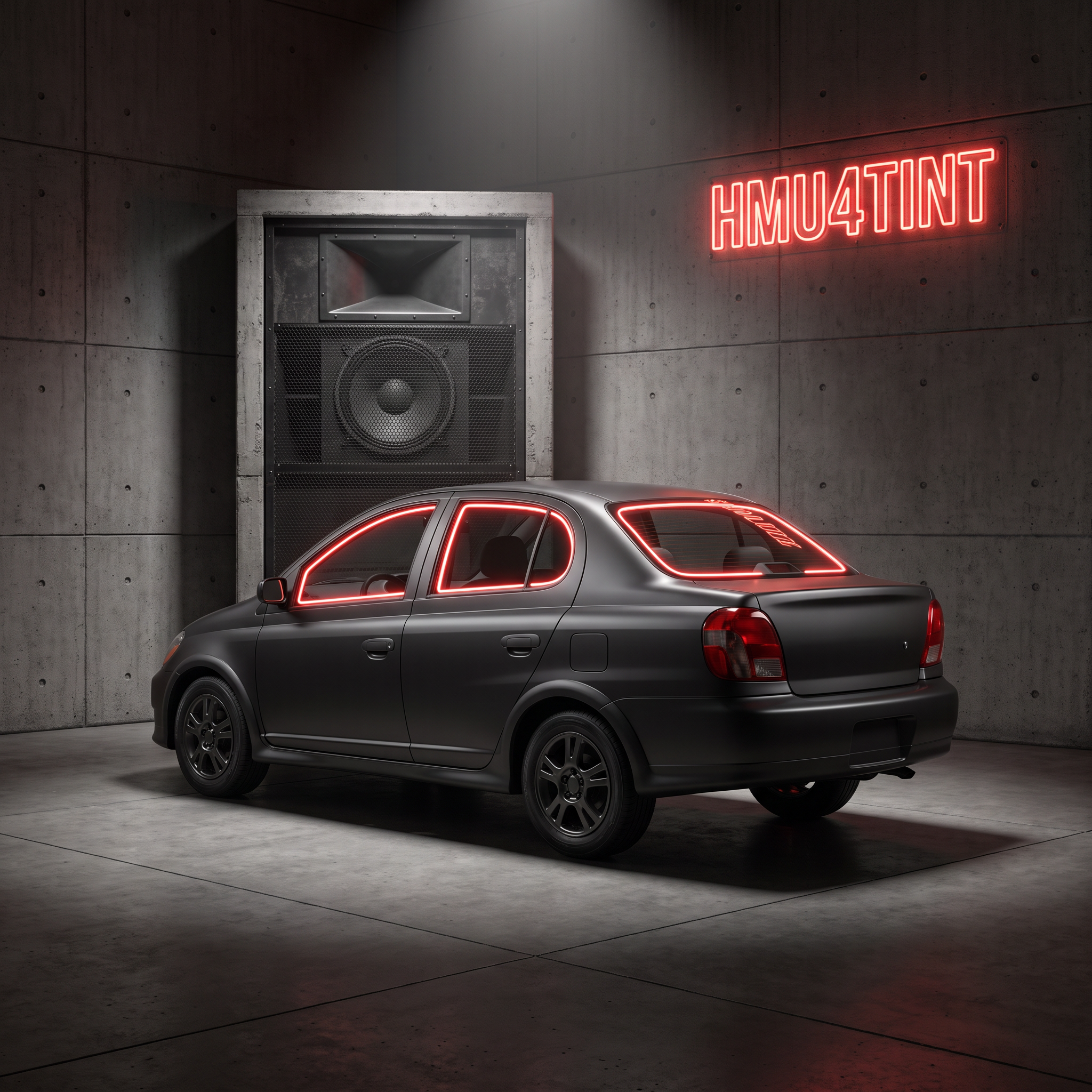 HMU4TINT Precut Ceramic Window Tint Kit for 2003-2005 Toyota Echo