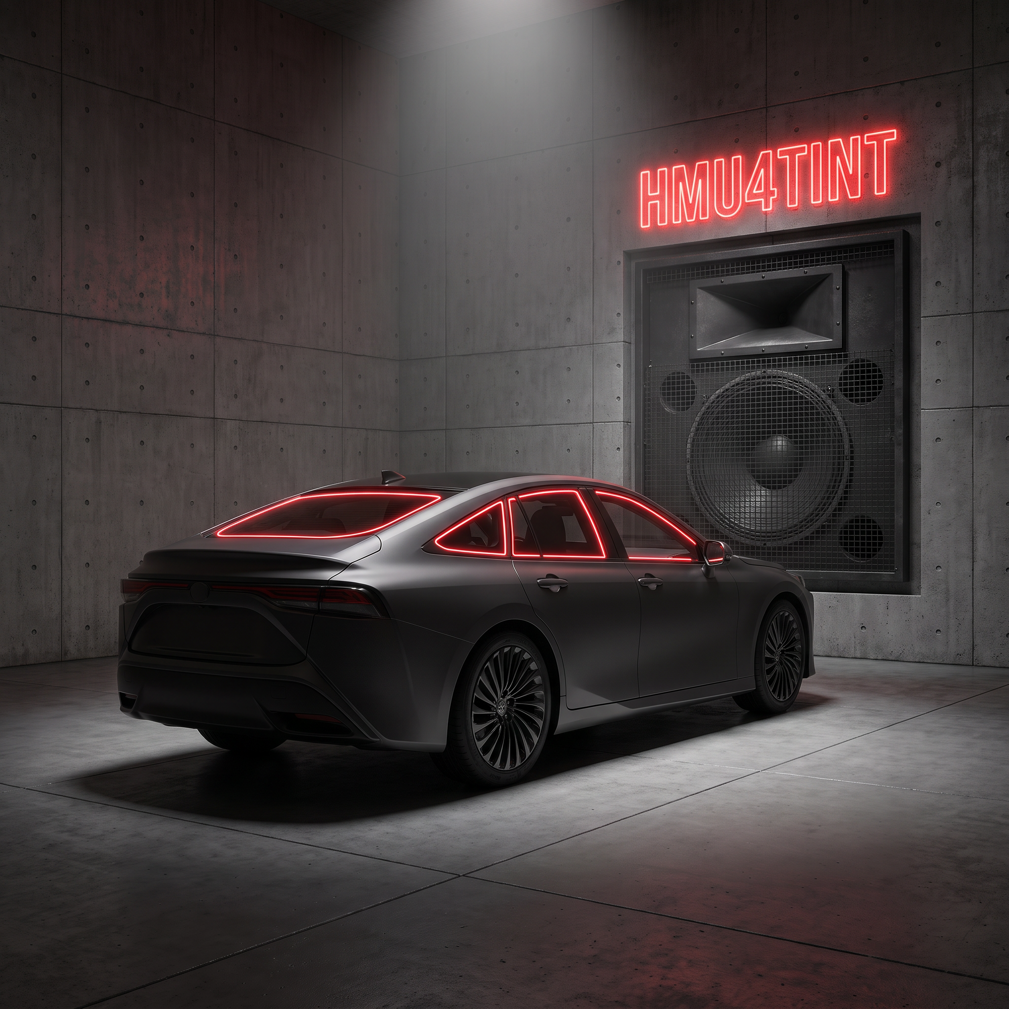 HMU4TINT Precut Ceramic Window Tint Kit for 2016-2022 Toyota Mirai