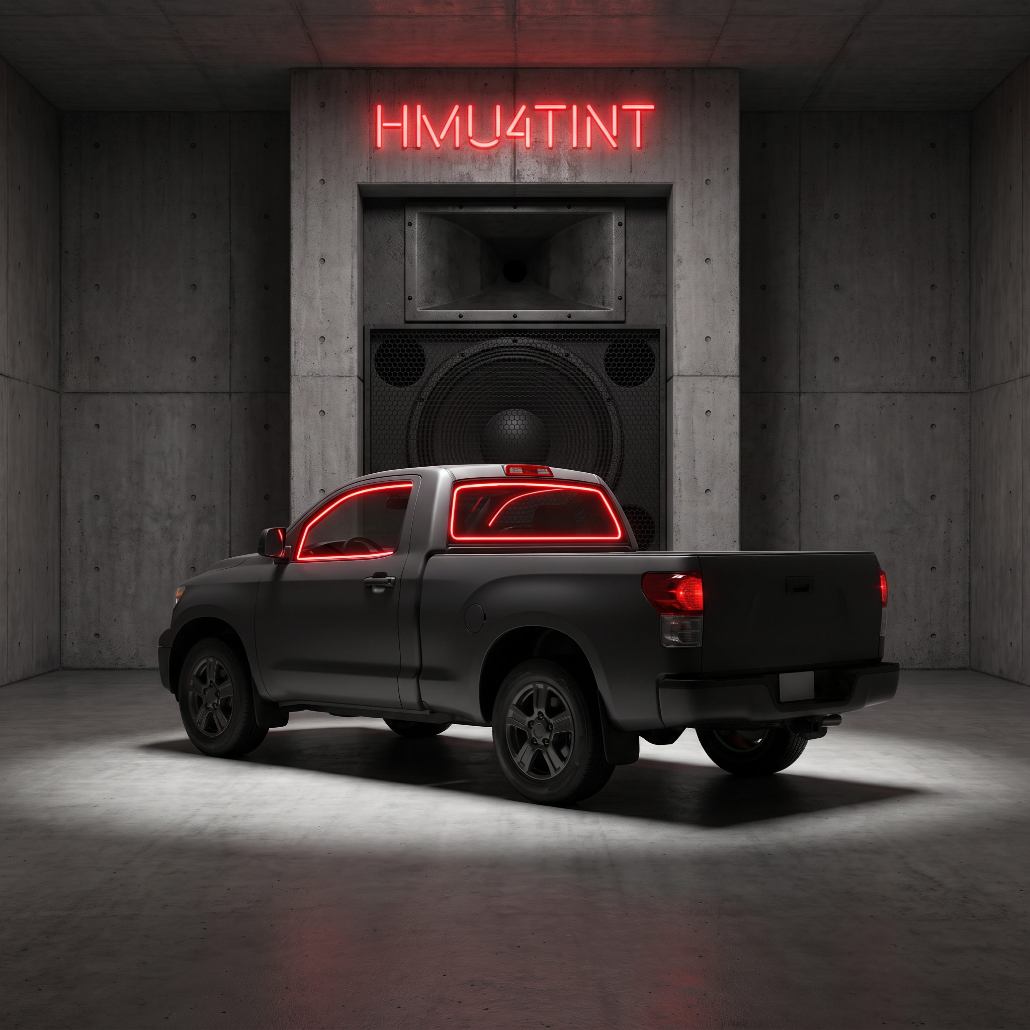 HMU4TINT Precut Ceramic Window Tint Kit for 2000-2017 Toyota Tundra Regular Cab