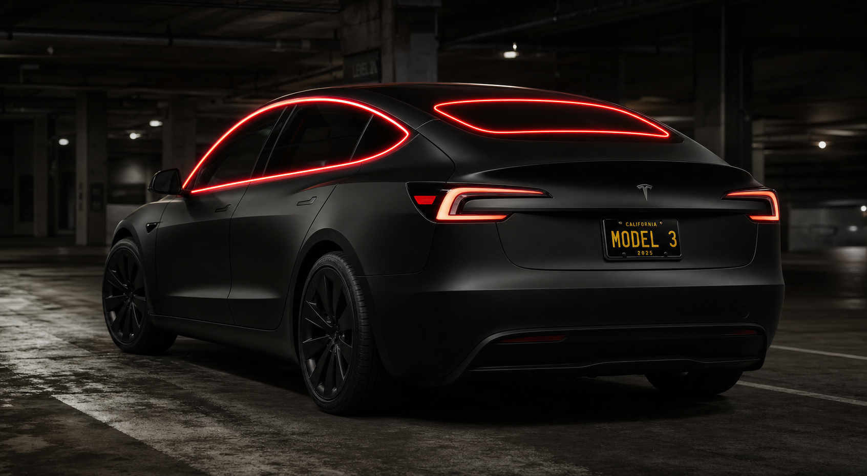 2024-2026 Tesla Model 3 Precut Window Tint Kit window diagram