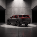 2022-2026 Nissan Pathfinder with red glow outlining each tintable window