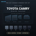 2002-2006 Toyota Camry 5th Gen XV30 precut ceramic window tint kit - coverage options and VLT shades