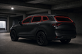 2023-2026 Kia Sportage with front door, rear door, and rear cargo windows outlined in neon red showing precut tint kit coverage